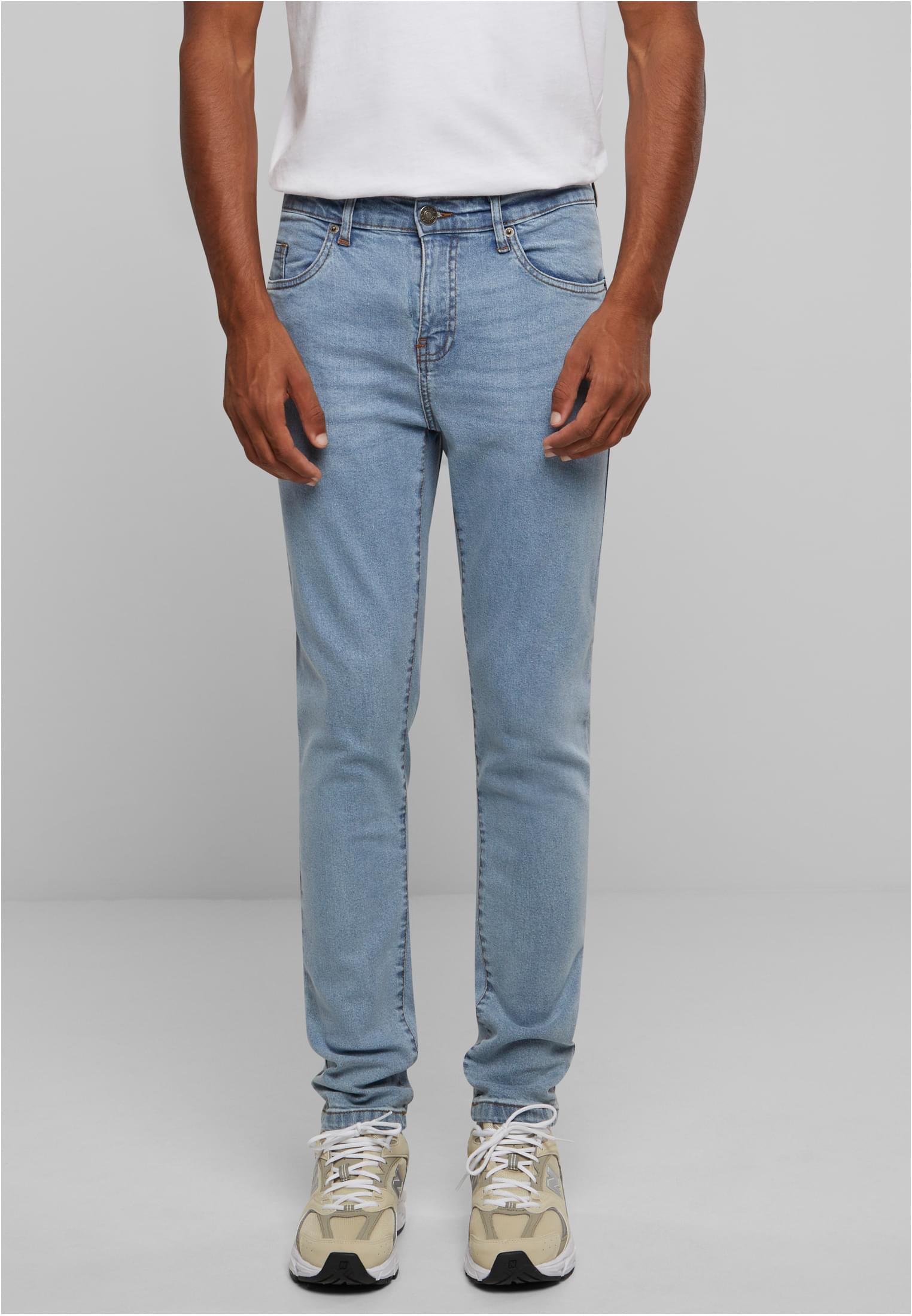 Slim Tapered Jeans | new light blue washed