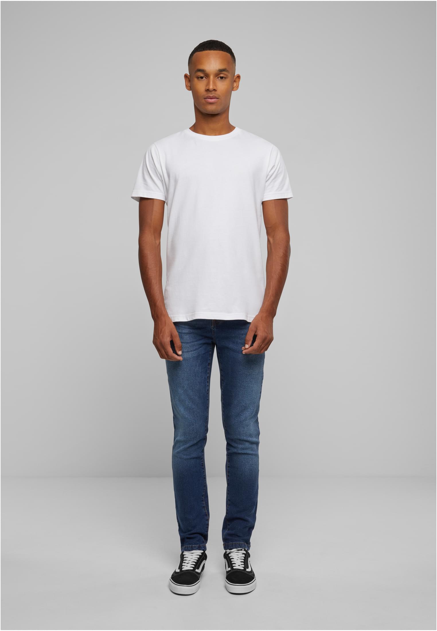 Slim Tapered Jeans | new dark blue washed