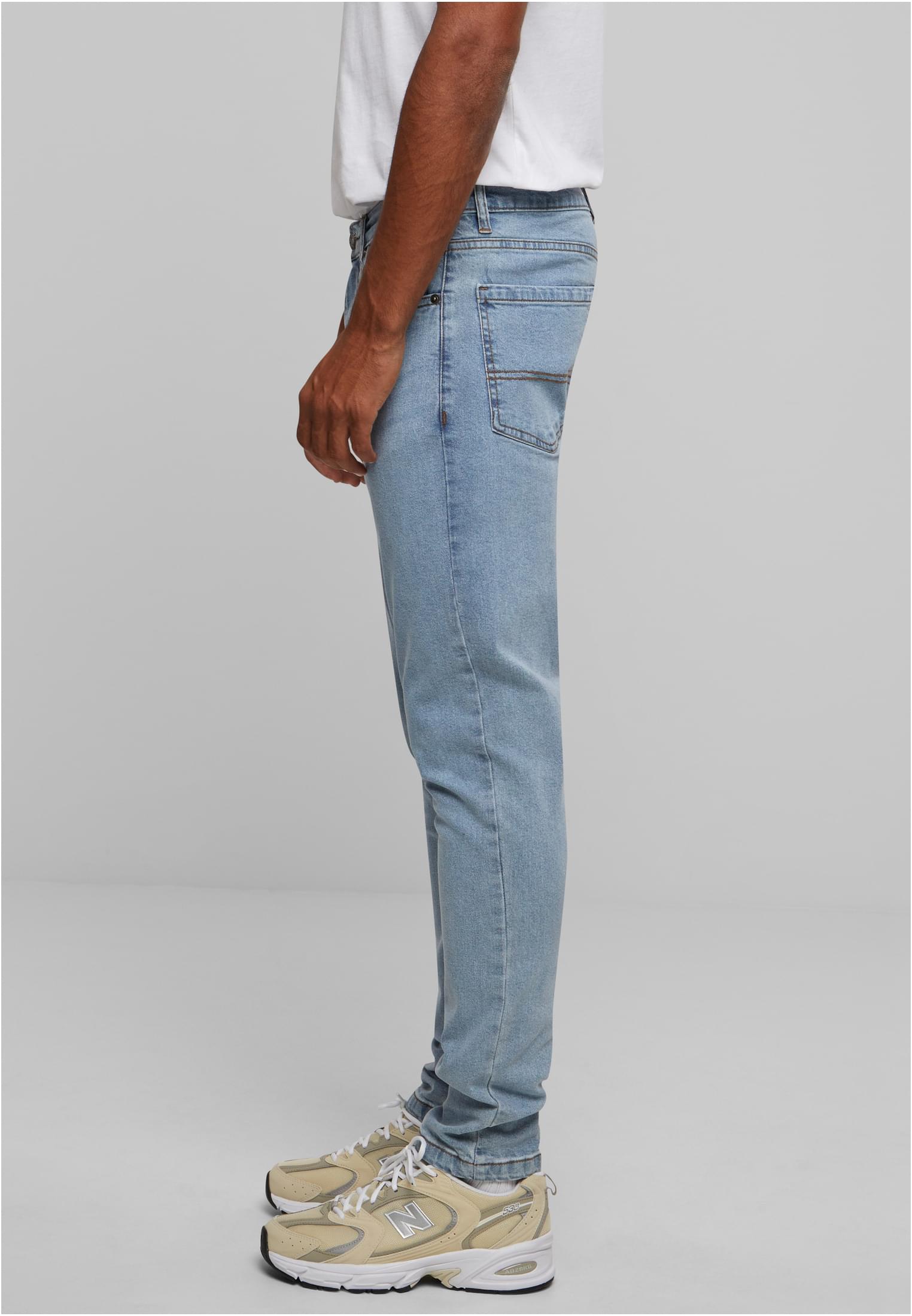 Slim Tapered Jeans | new light blue washed