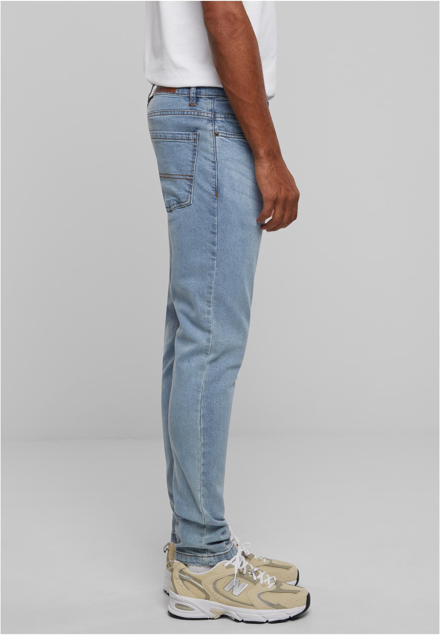 Slim Tapered Jeans | new light blue washed