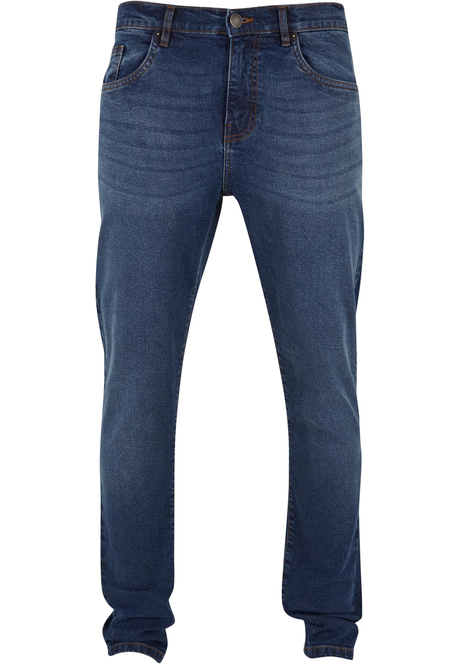 Slim Tapered Jeans | new dark blue washed