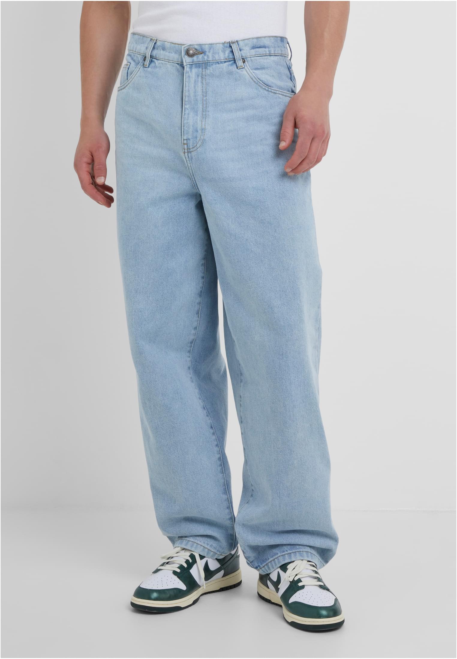 Heavy Ounce Baggy Fit Jeans | new light blue washed