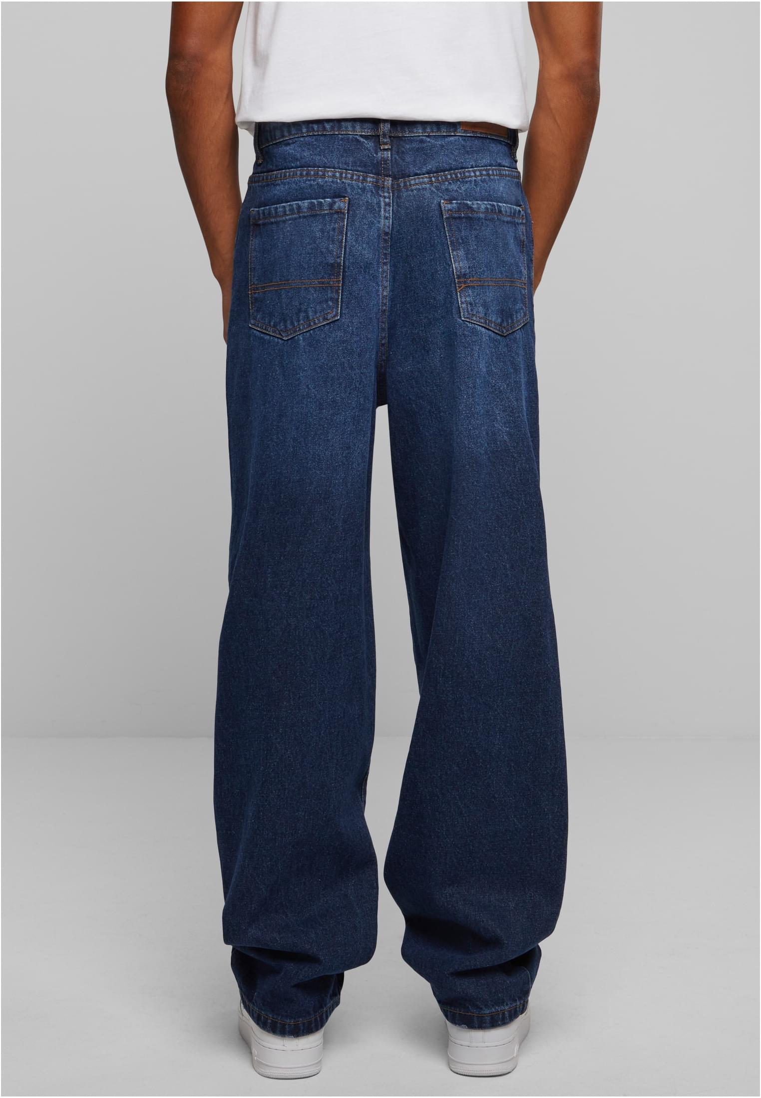 Heavy Ounce Baggy Fit Jeans | new dark blue washed