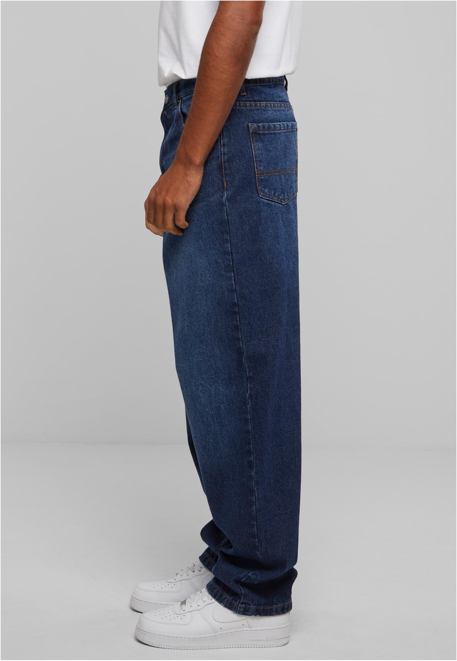 Heavy Ounce Baggy Fit Jeans | new dark blue washed