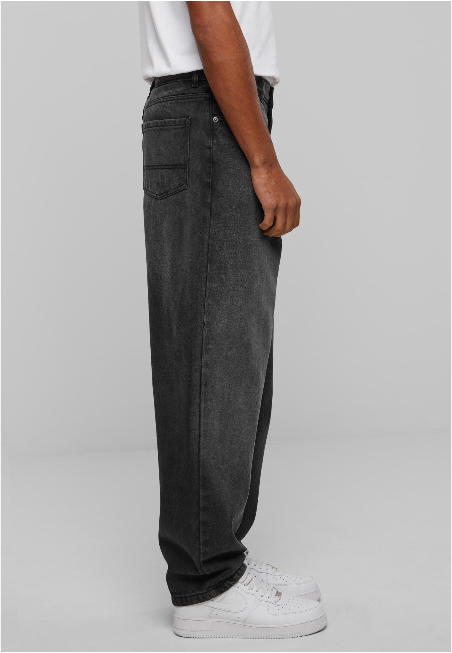 Heavy Ounce Baggy Fit Jeans | black washed