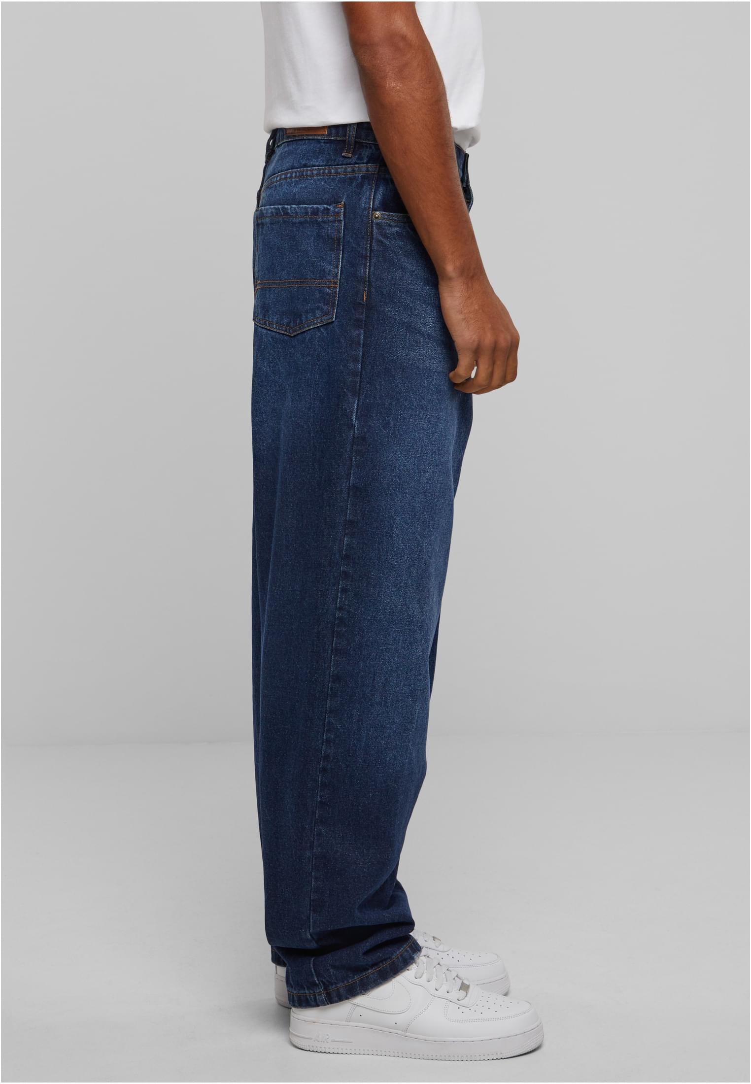 Heavy Ounce Baggy Fit Jeans | new dark blue washed