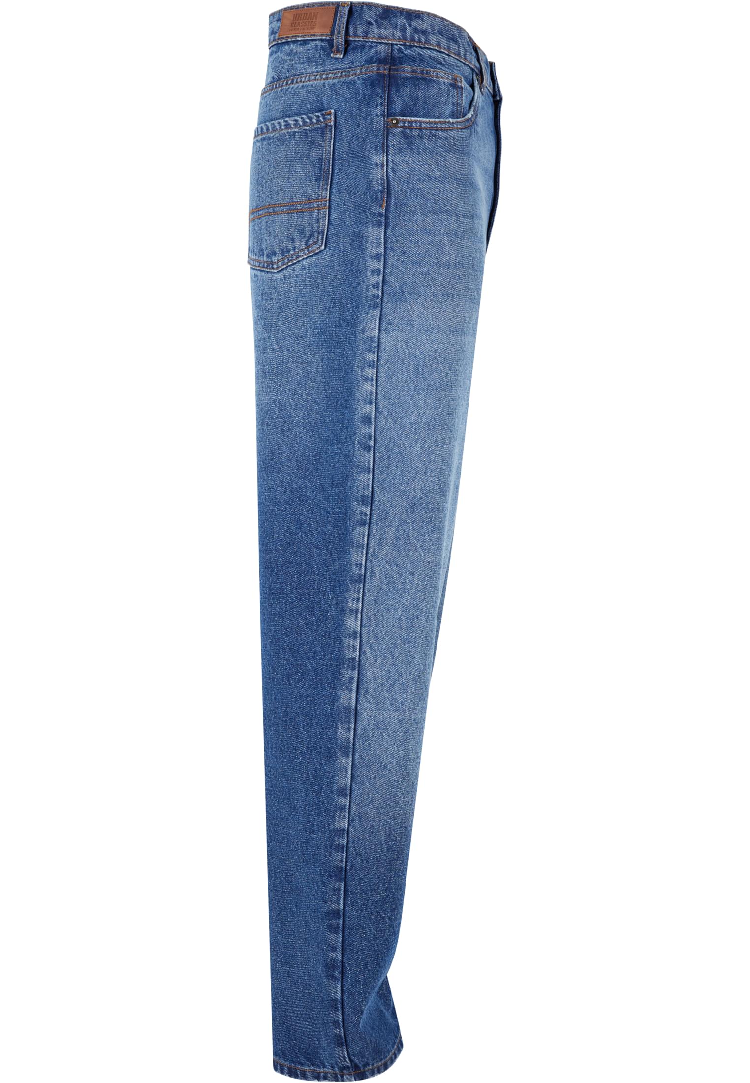 Heavy Ounce Baggy Fit Jeans | new mid blue washed