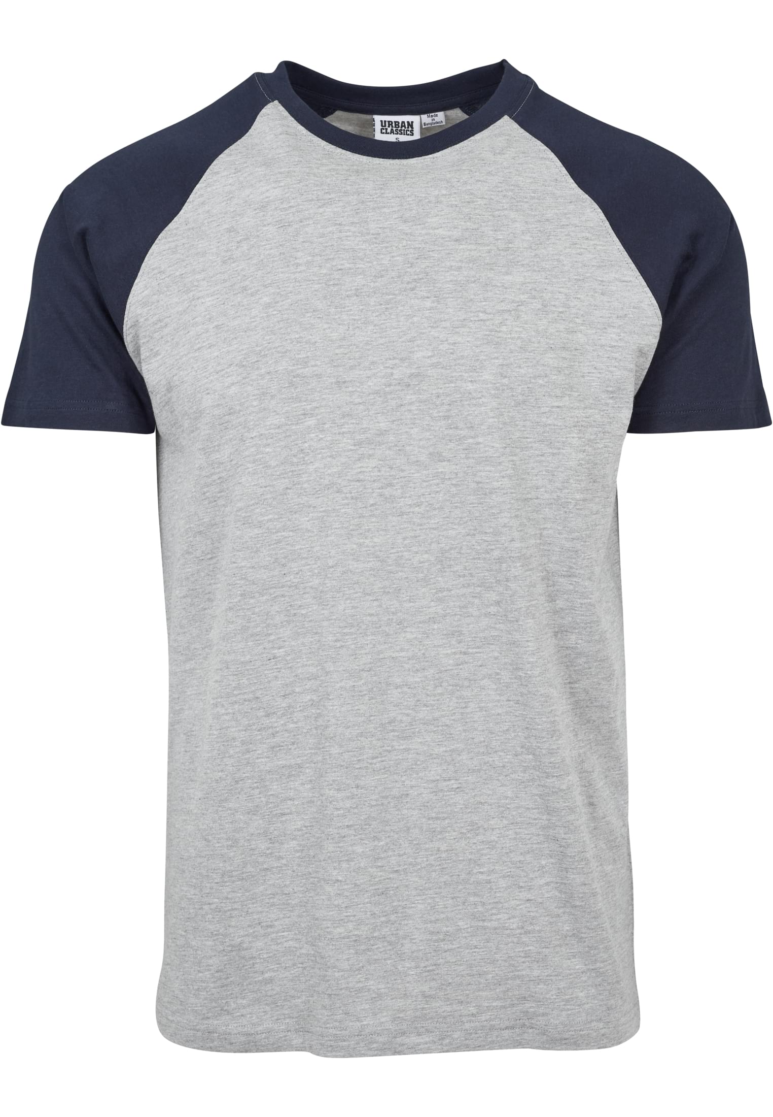 Raglan Contrast Tee | grey/navy