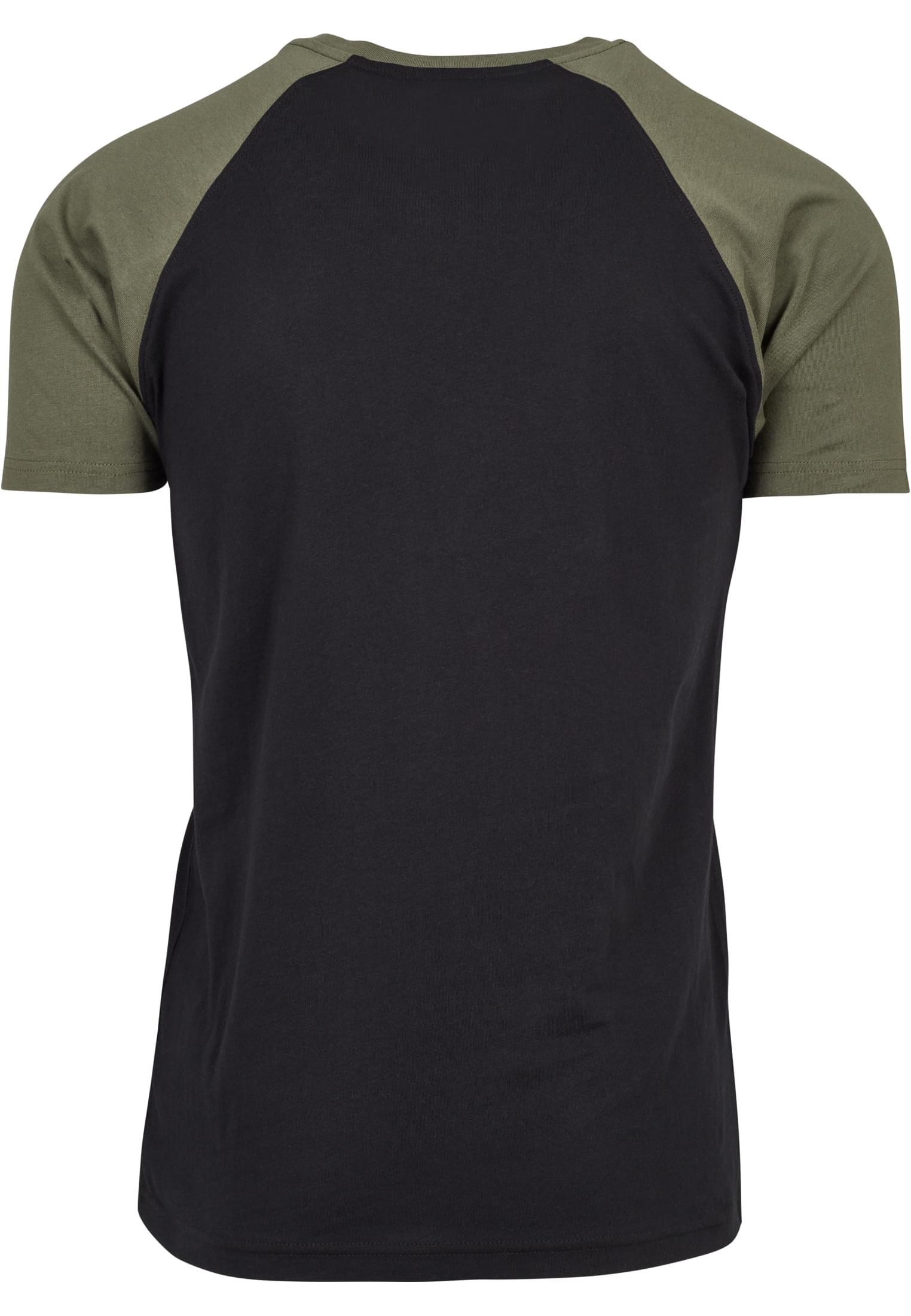 Raglan Contrast Tee | blk/olive