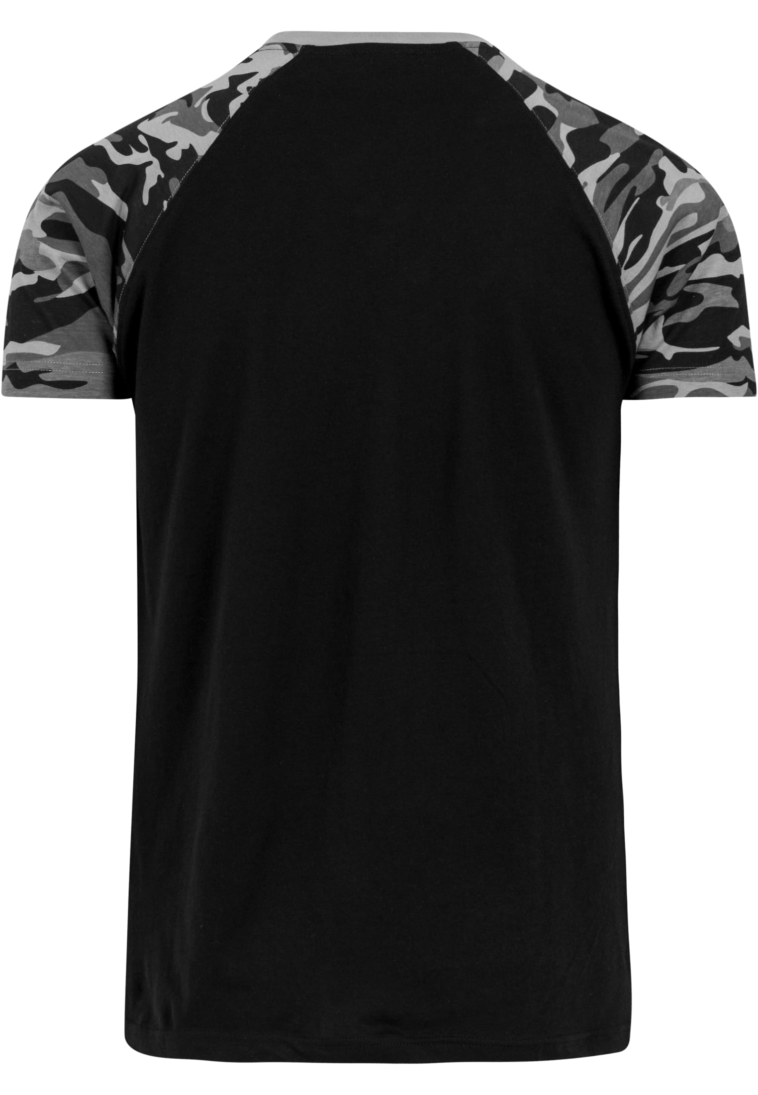 Raglan Contrast Tee | blk/darkcamo