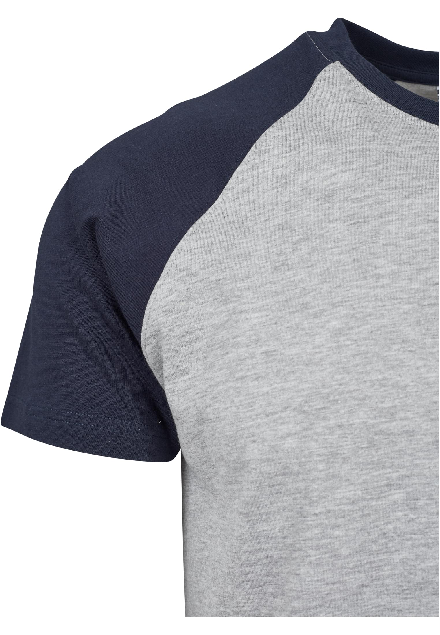 Raglan Contrast Tee | grey/navy