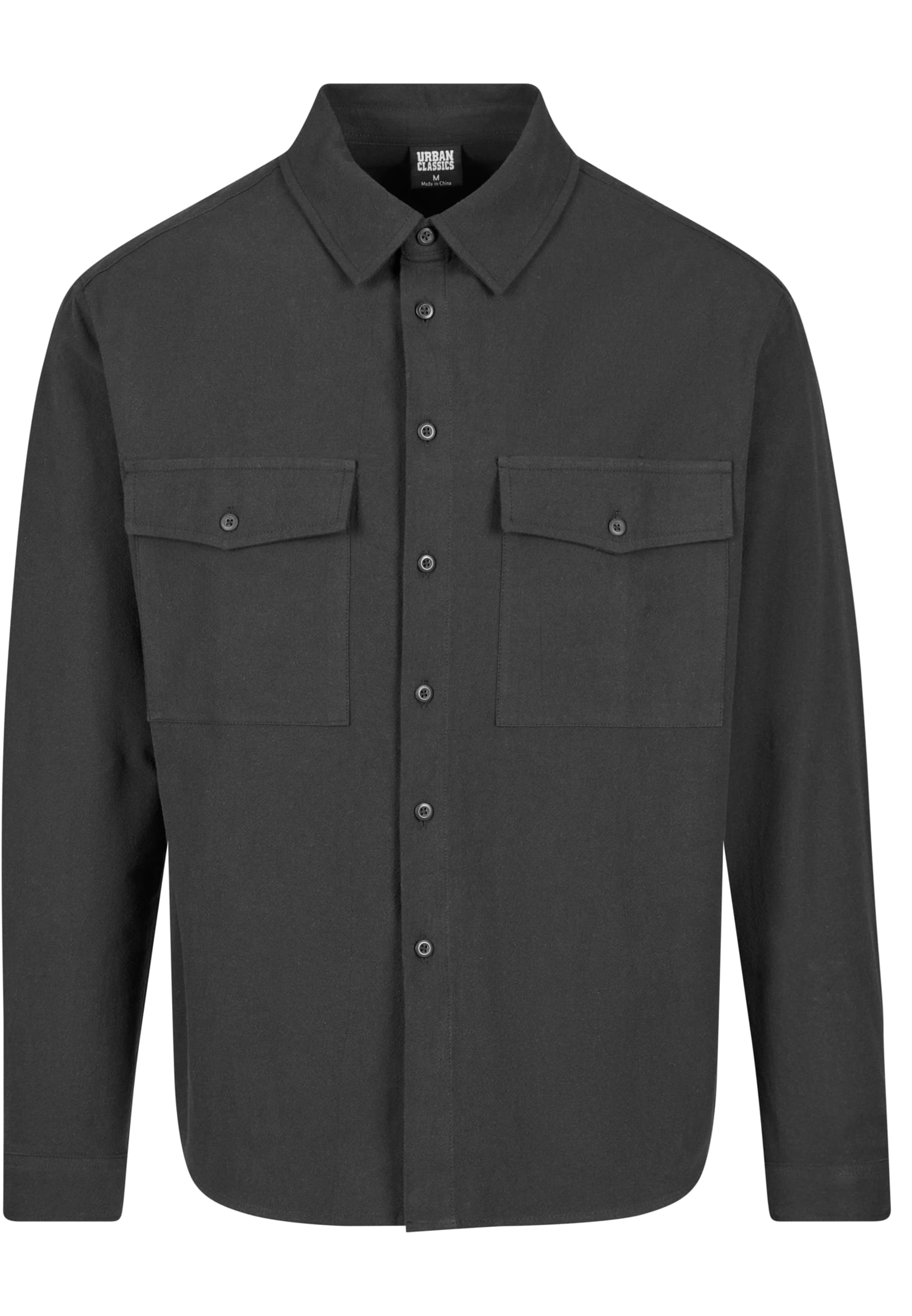 Basic Crepe Shirt | black