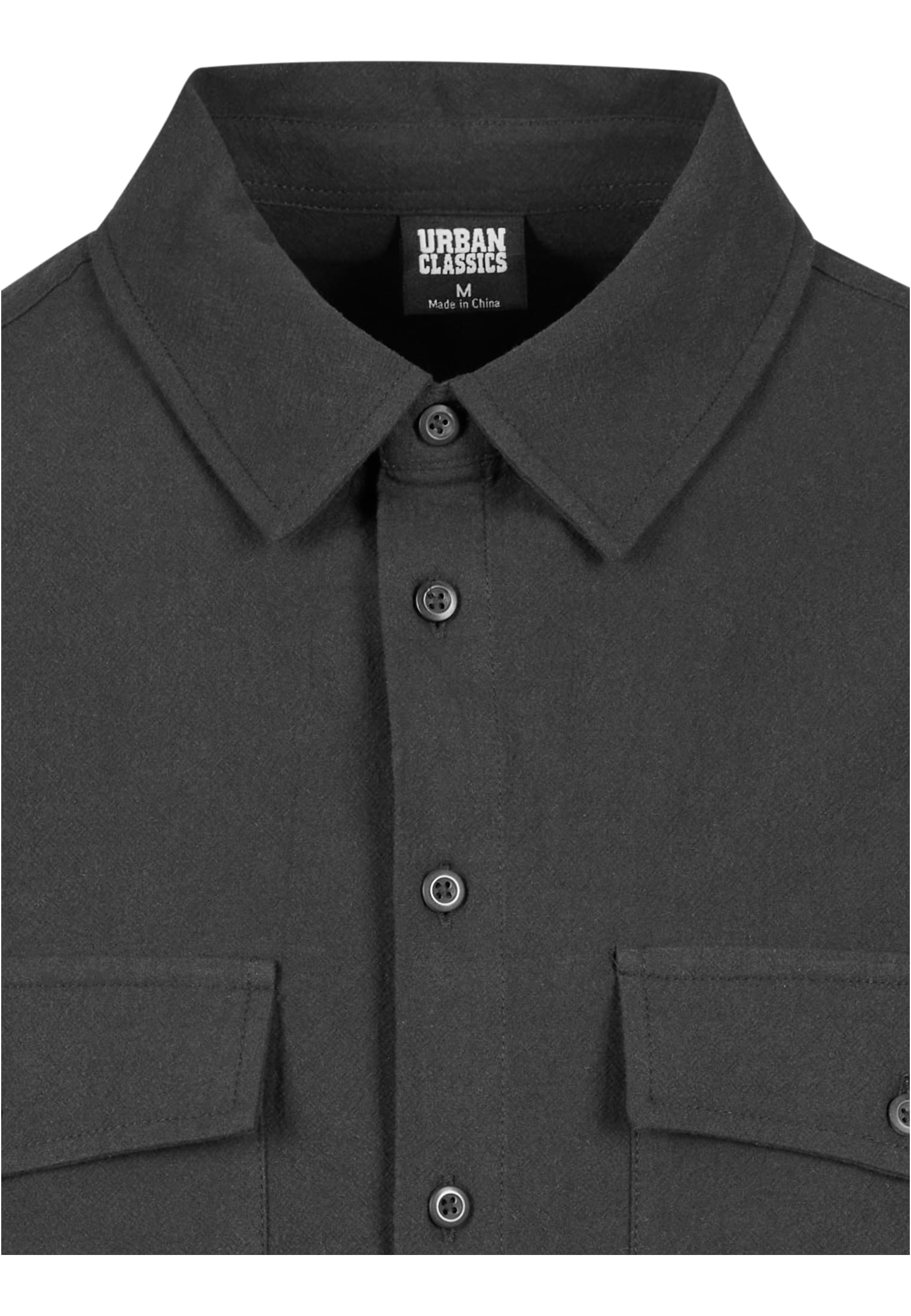 Basic Crepe Shirt | black