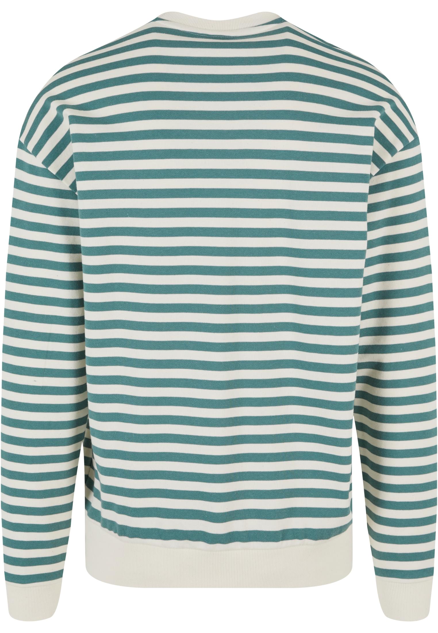 Striped Crewneck | whitesand/paleleaf