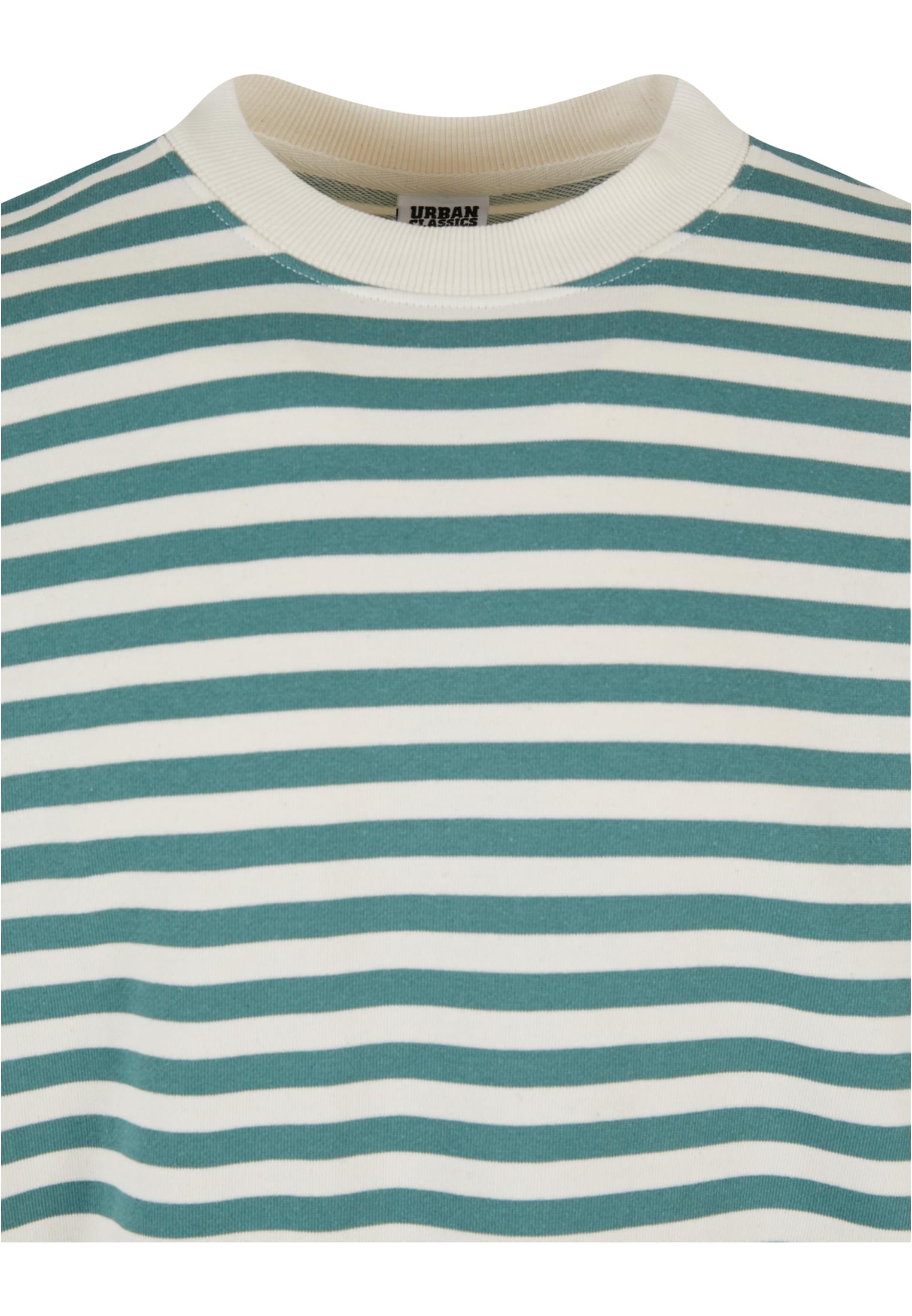 Striped Crewneck | whitesand/paleleaf