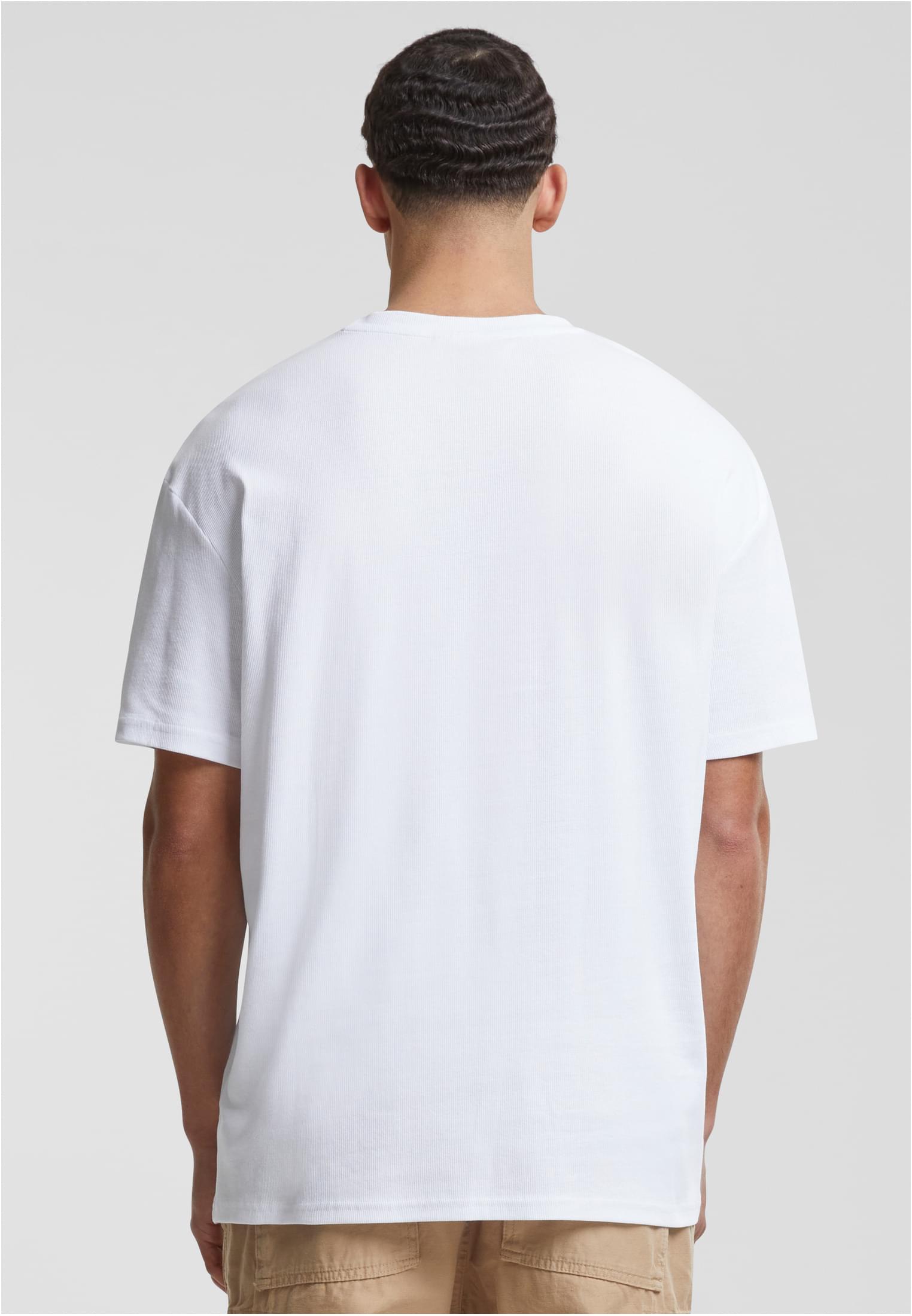 Organic Oversized Rib Tee | white