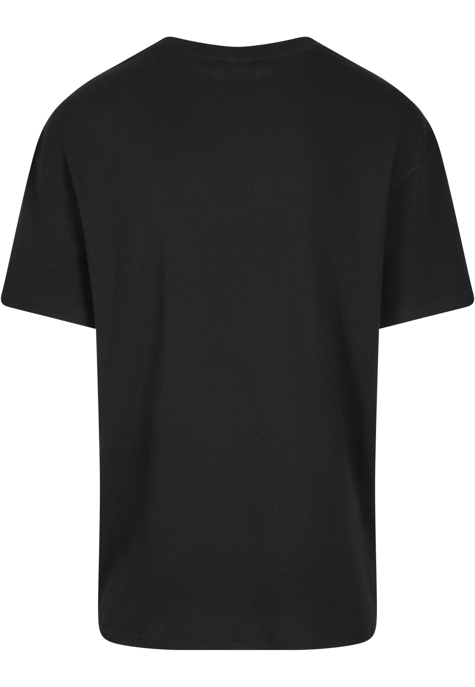 Organic Oversized Rib Tee | black