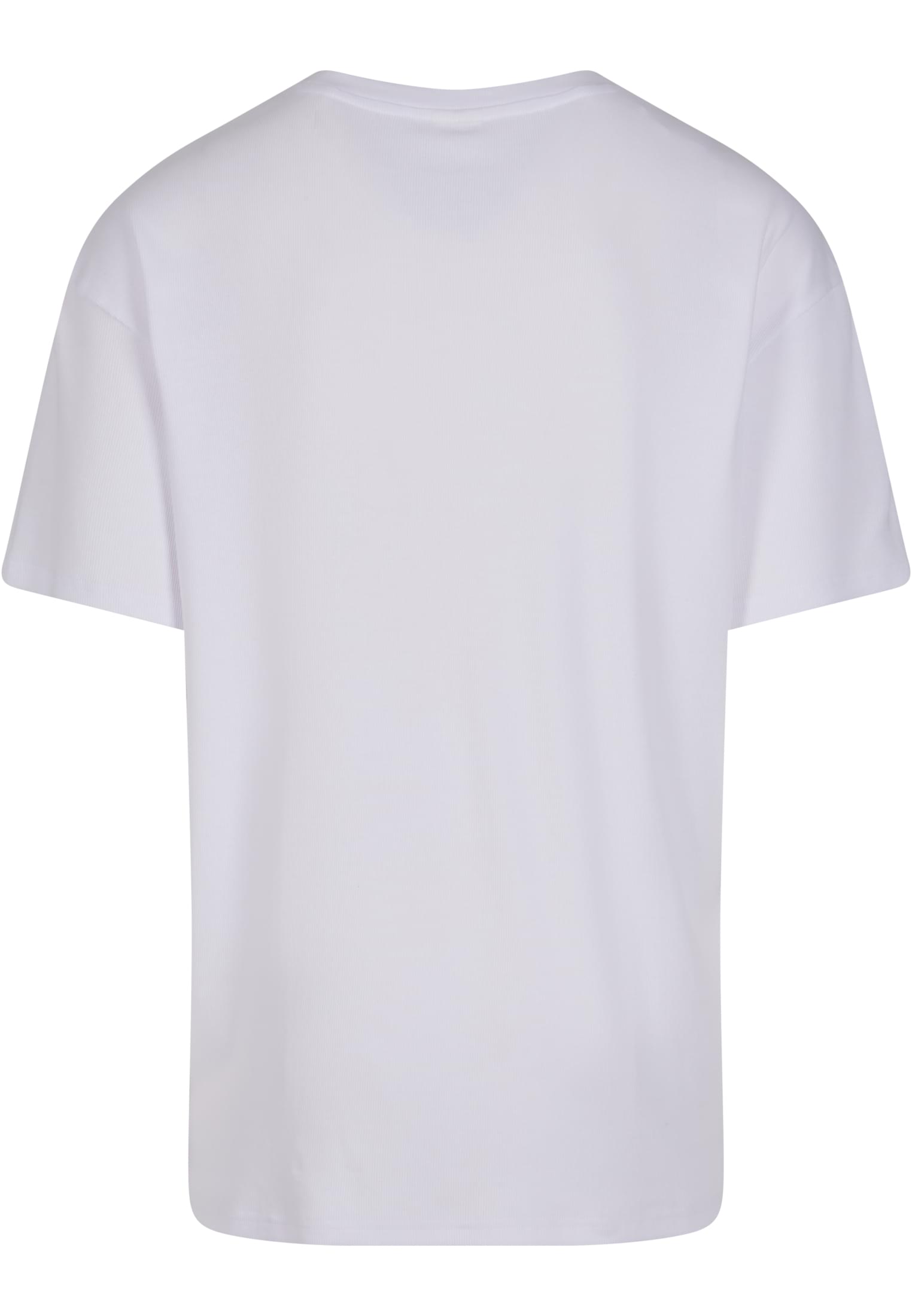 Organic Oversized Rib Tee | white