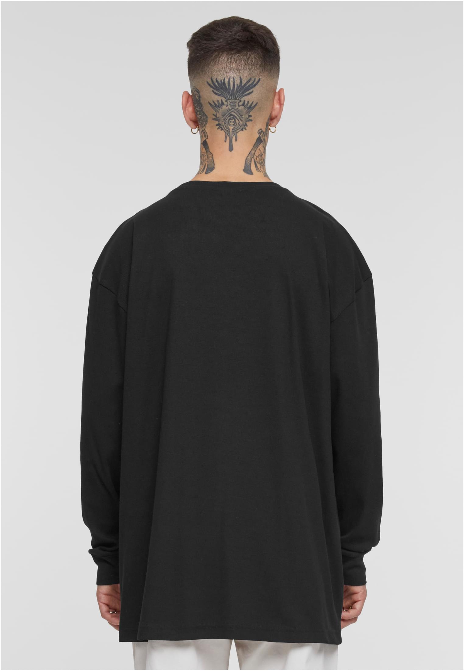 Organic Boxy Rib Longsleeve | black