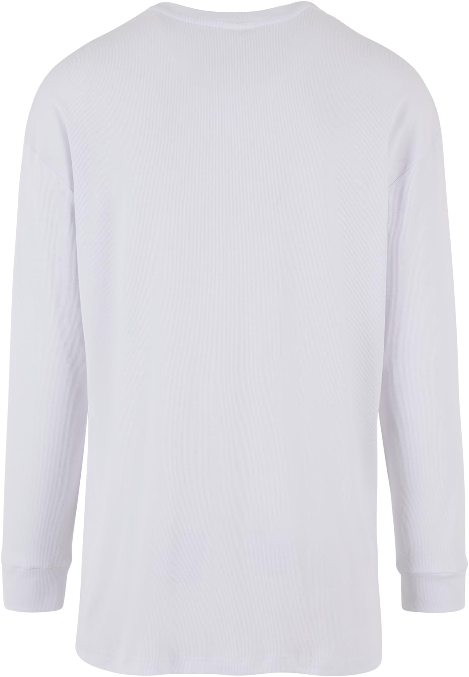 Organic Boxy Rib Longsleeve | white