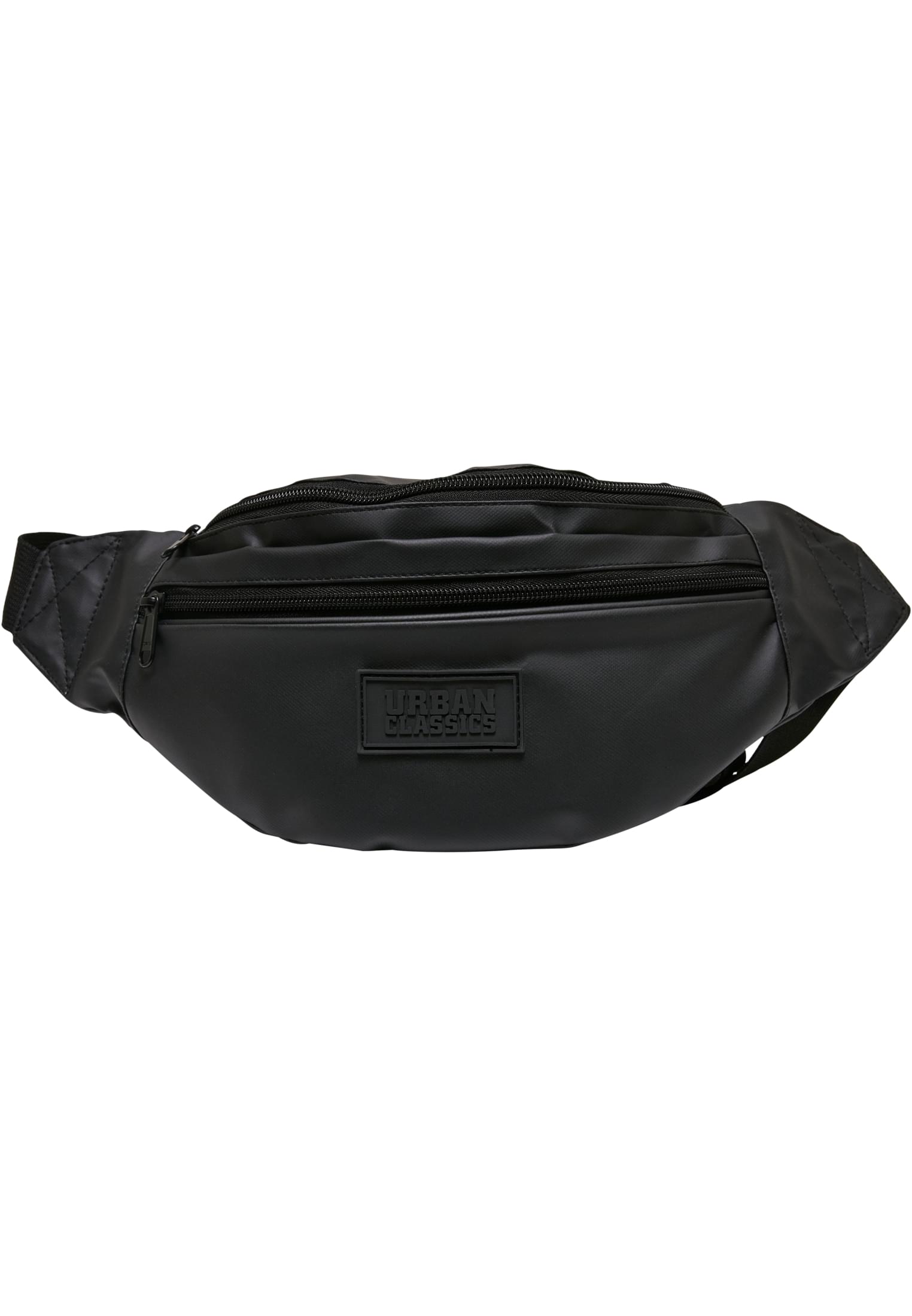 Coated Basic Shoulder Bag | black