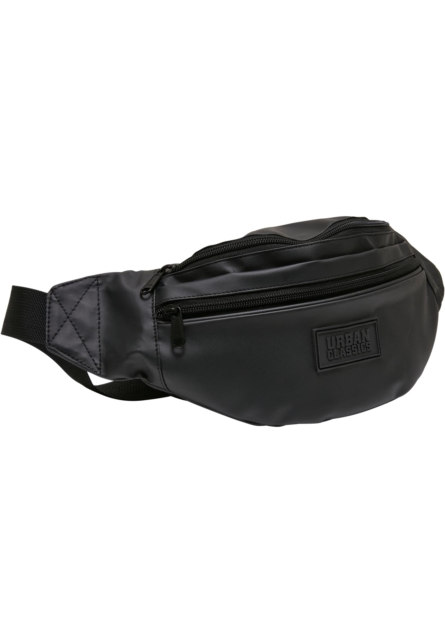 Coated Basic Shoulder Bag | black