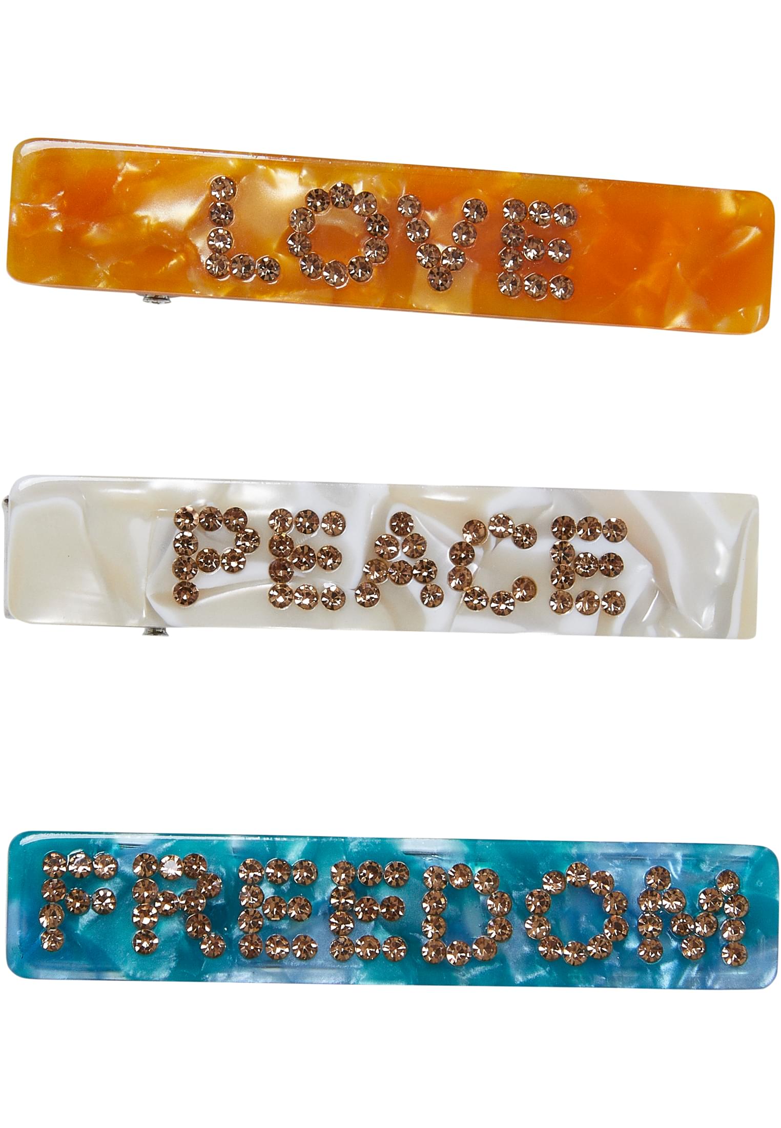 Statement Hair Clips 3-Pack | multicolor