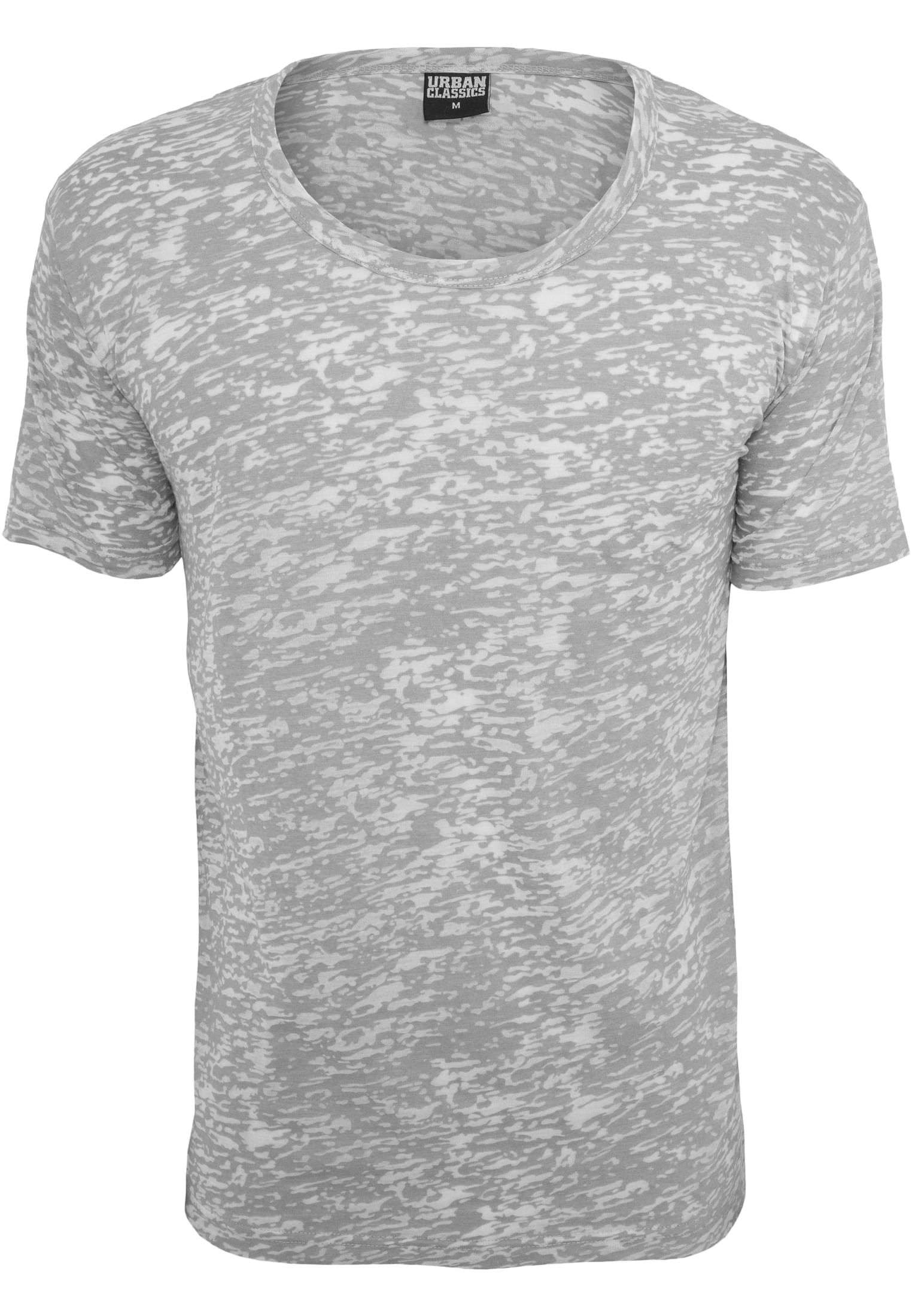 Melange Burnout Tee | grey