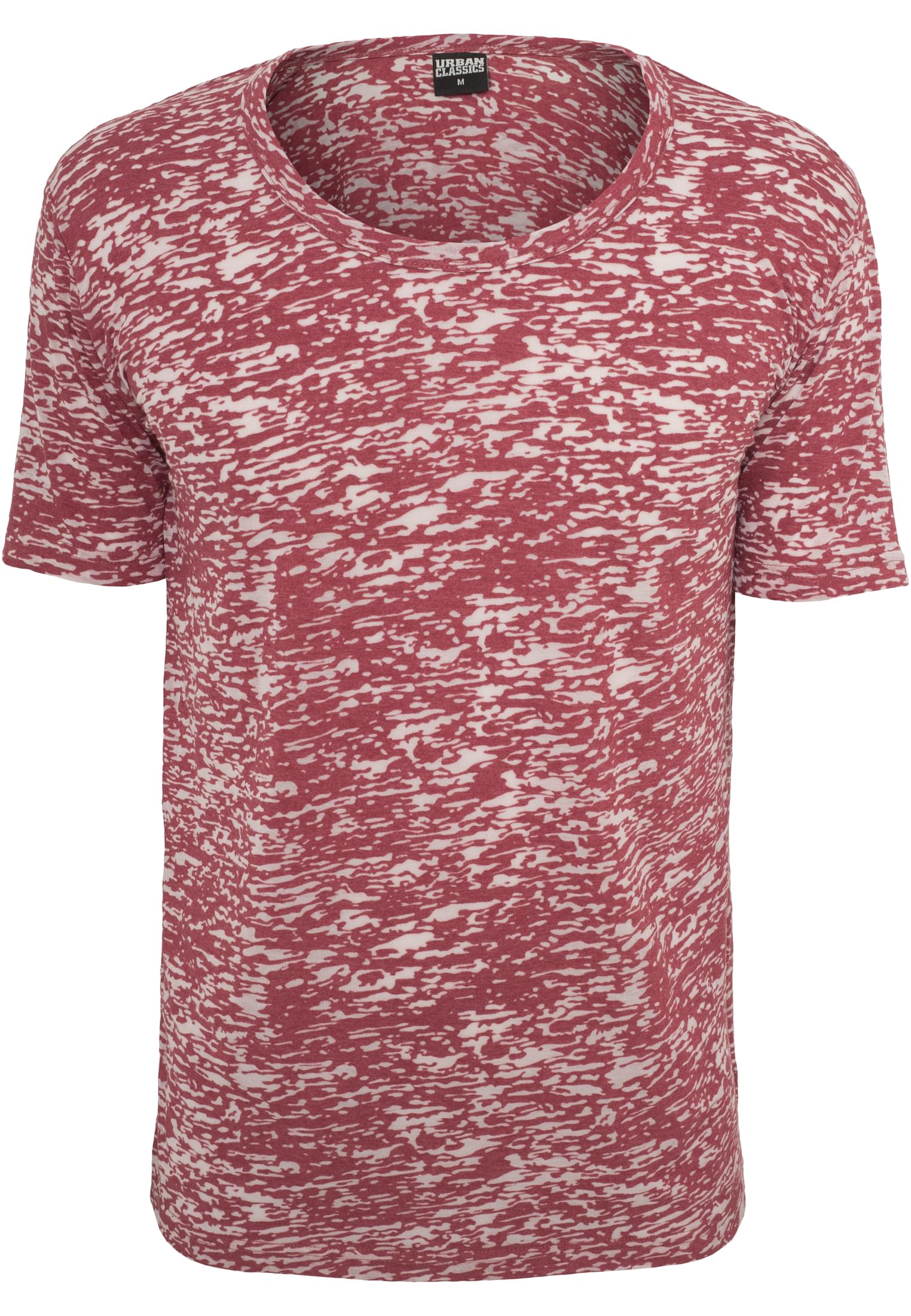 Melange Burnout Tee | ruby