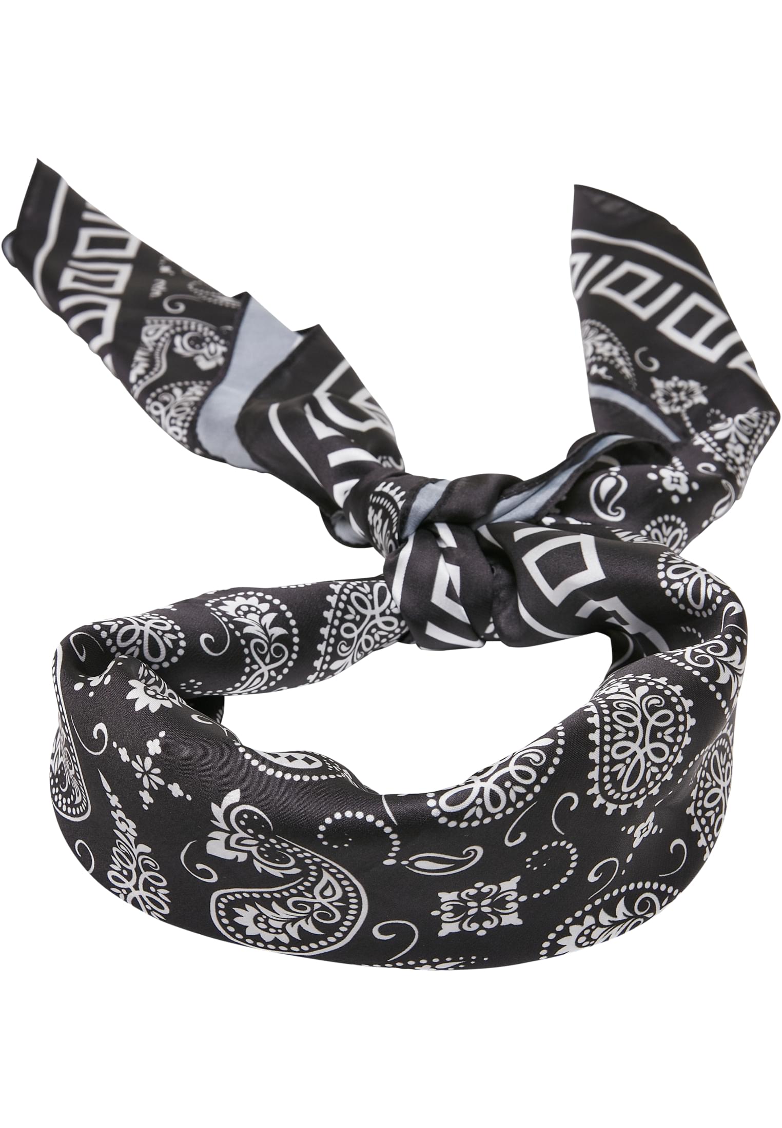 Big Pattern Bandana | black bandana aop