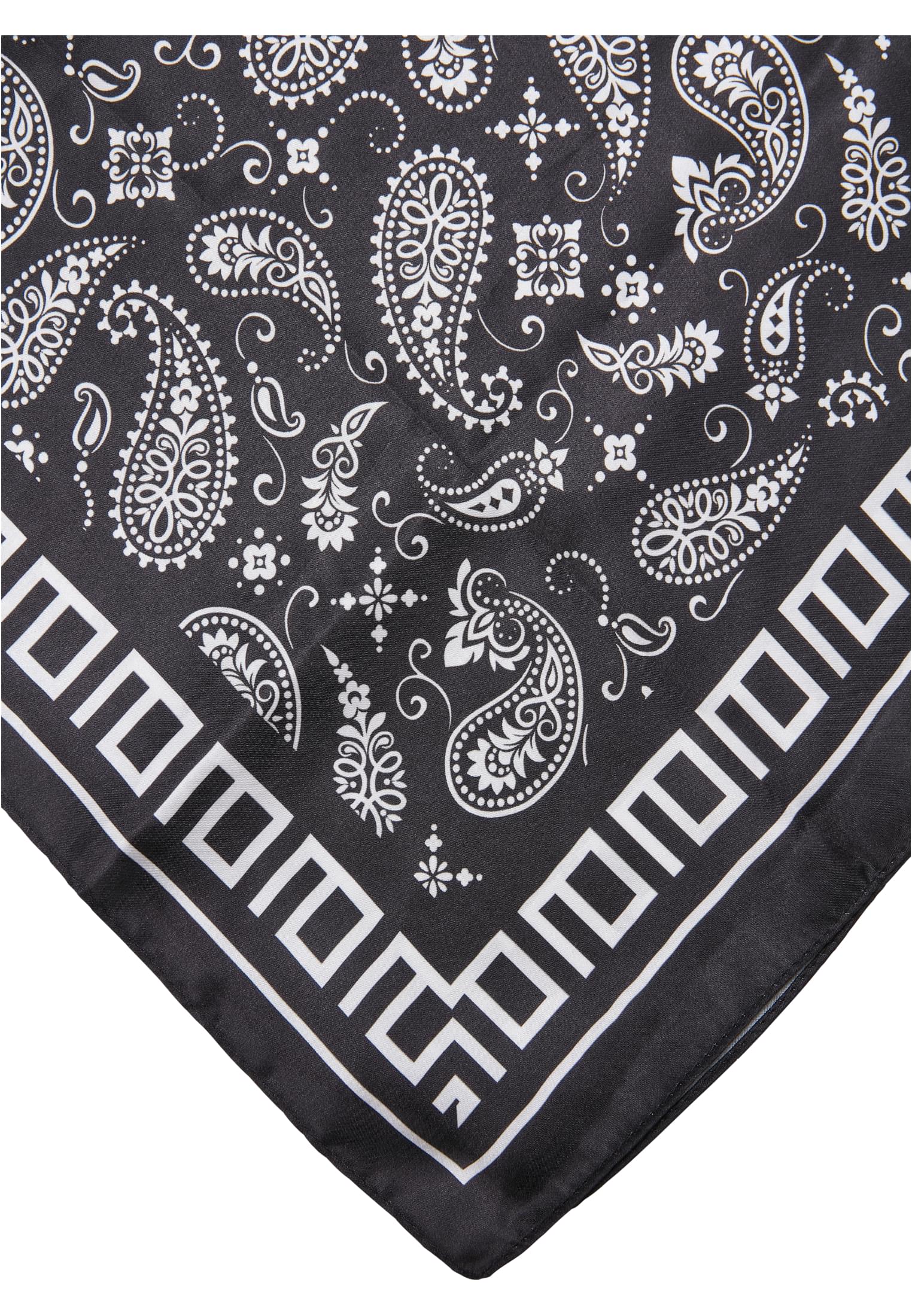 Big Pattern Bandana | black bandana aop