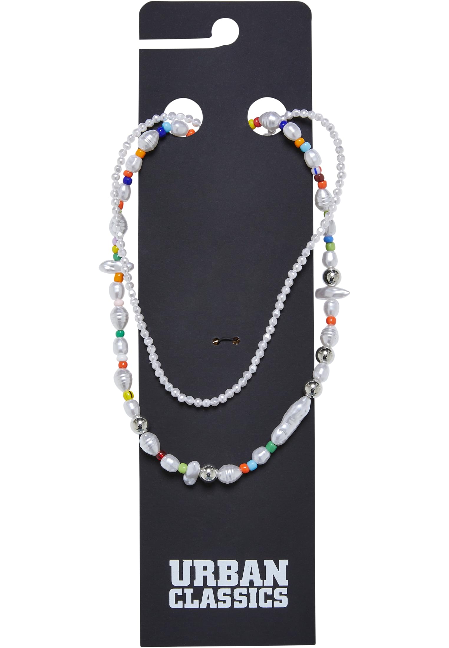 Various Pearl Layering Necklace 2-Pack | multicolor