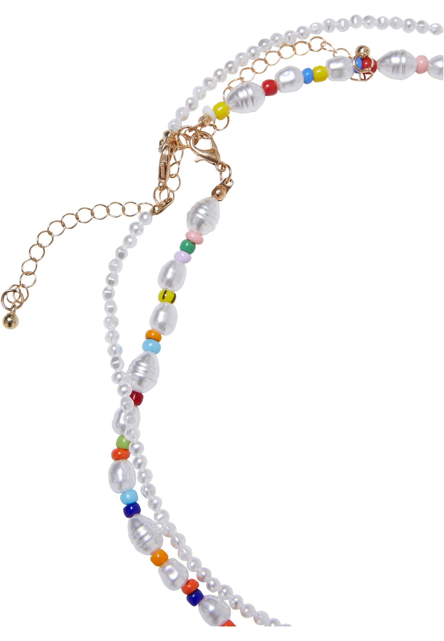 Various Pearl Layering Necklace 2-Pack | multicolor