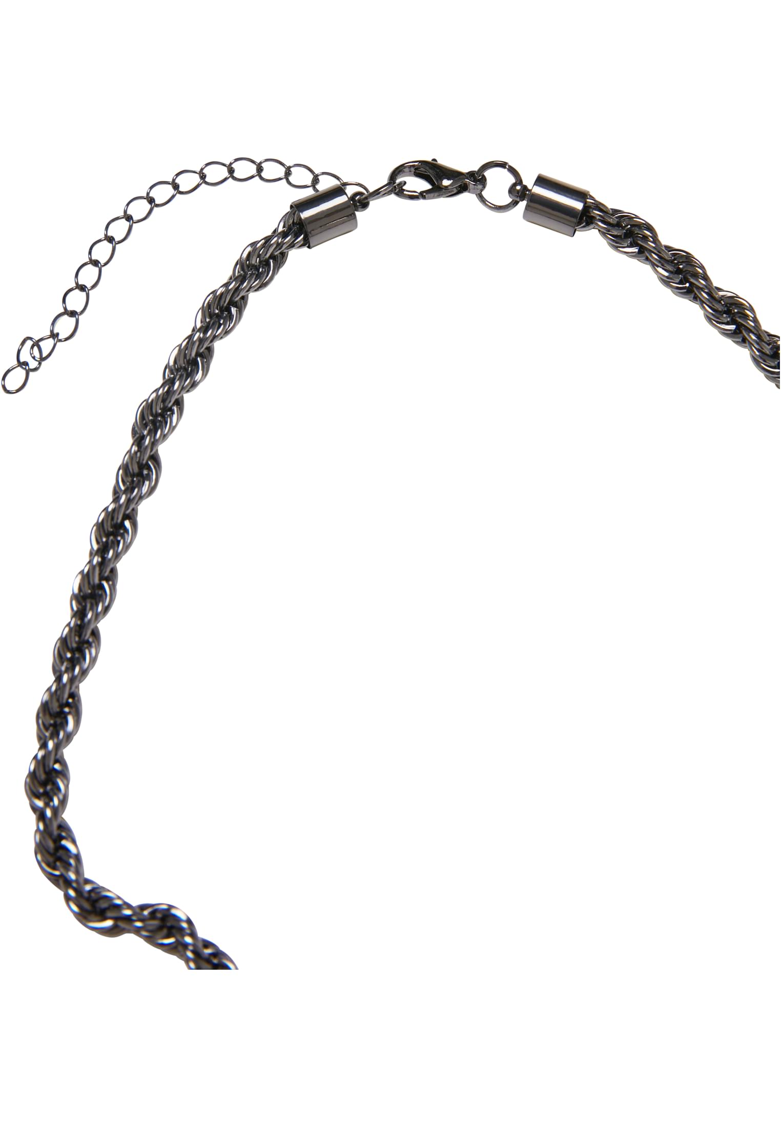 Charon Intertwine Necklace And Bracelet Set | gunmetal