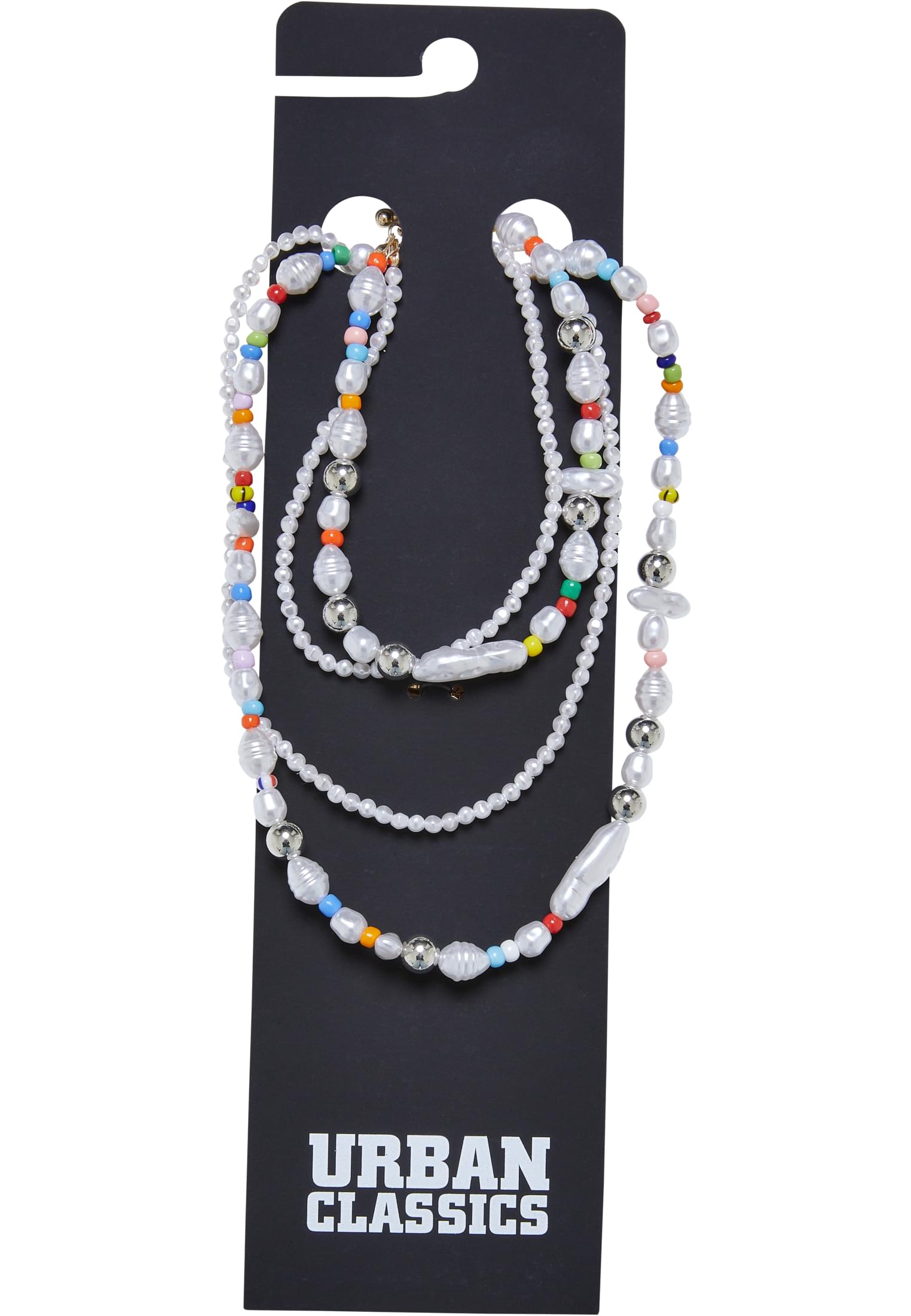 Various Pearl Layering Necklace and Anklet Set | multicolor