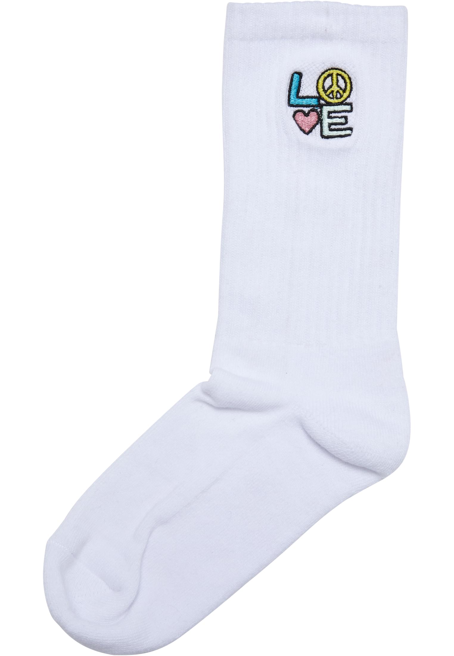 Peace Icon Socks 3-Pack | white