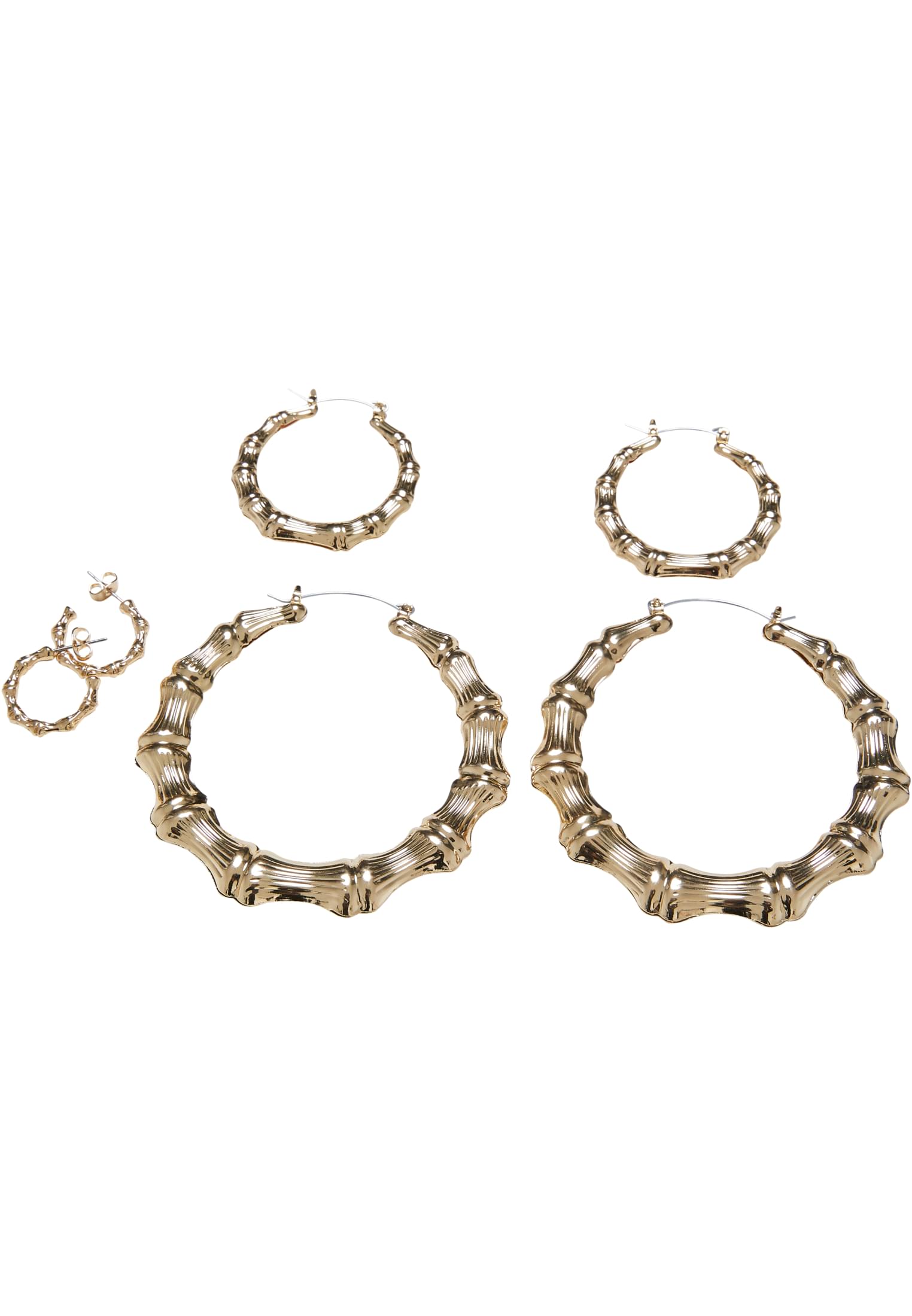 Big Bamboo Hoops 3-Pack | gold