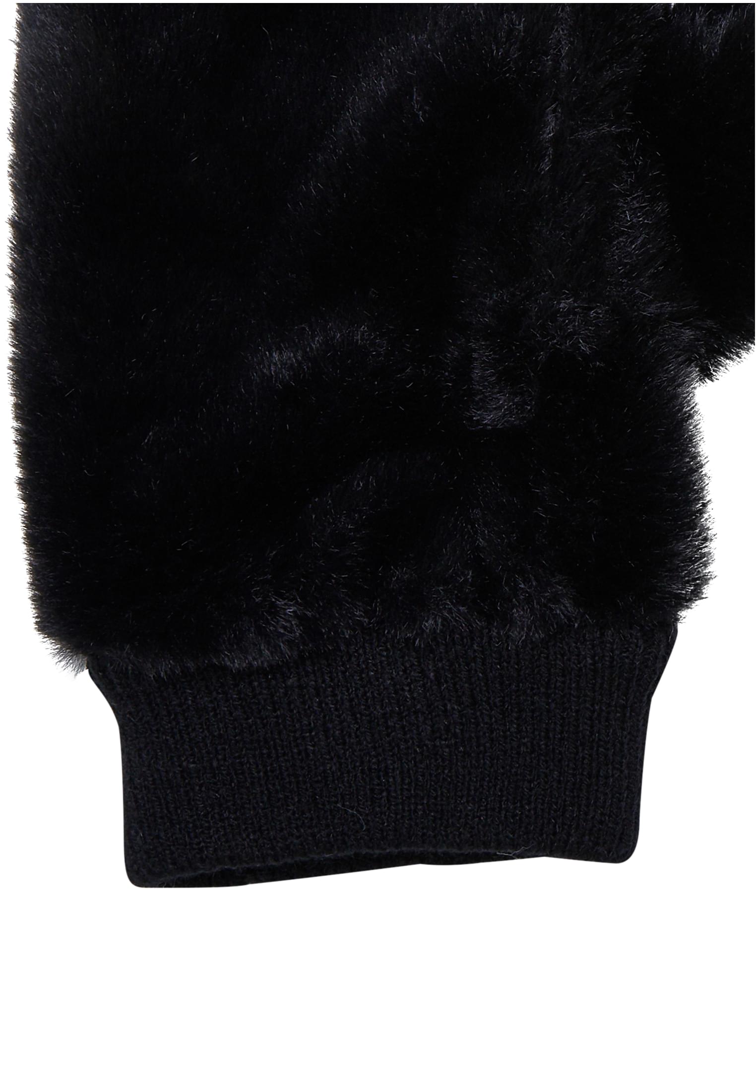 Teddy Mitten | black