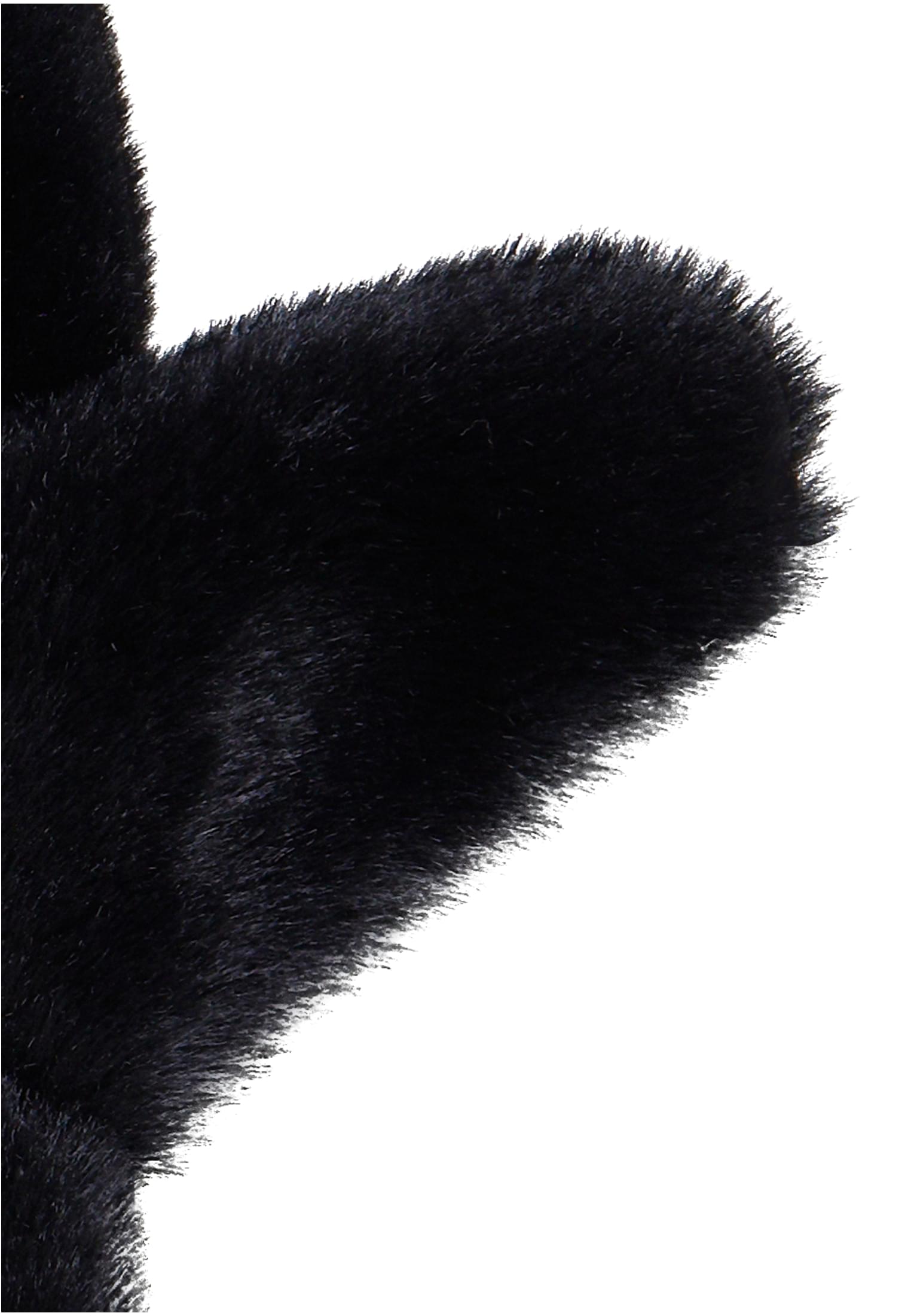 Teddy Mitten | black