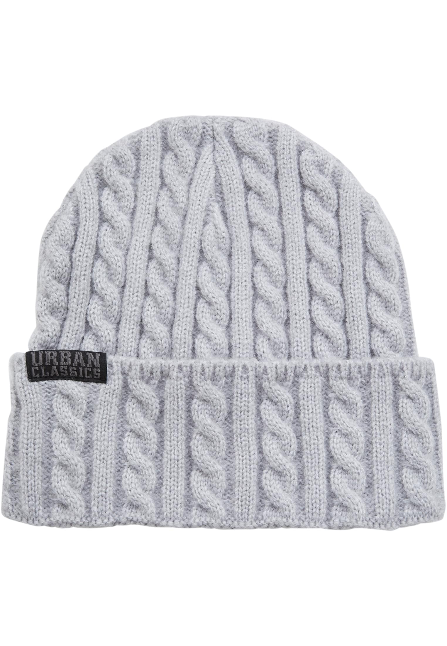 Cable Knit Beanie | heathergrey