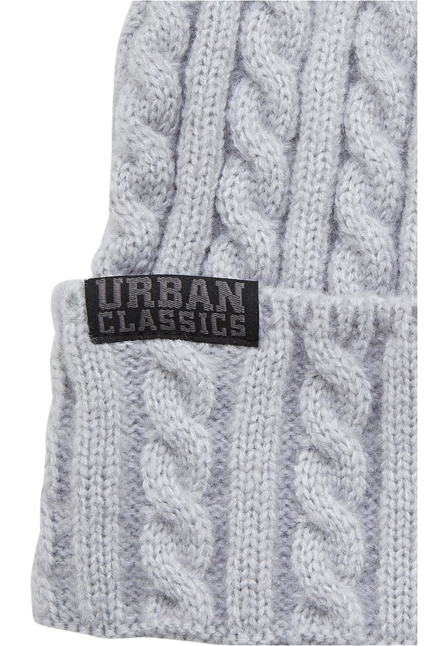 Cable Knit Beanie | heathergrey