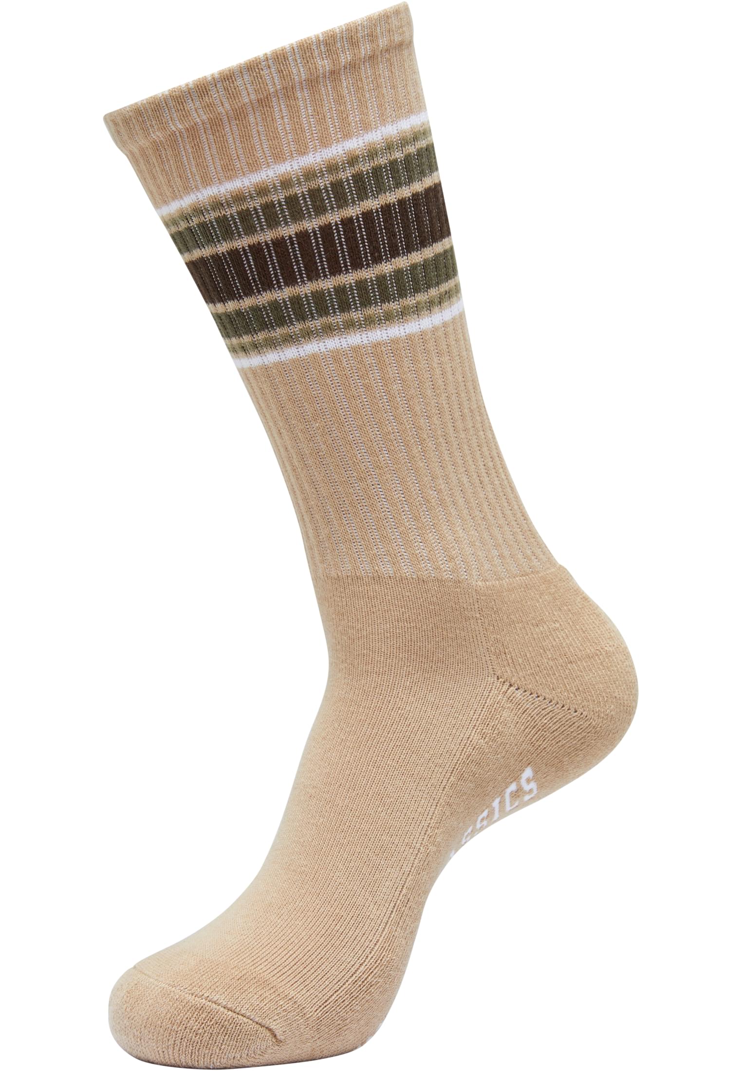 Layering Stripe Socks 4-Pack | white/whitesand/tiniolive/unionbeige