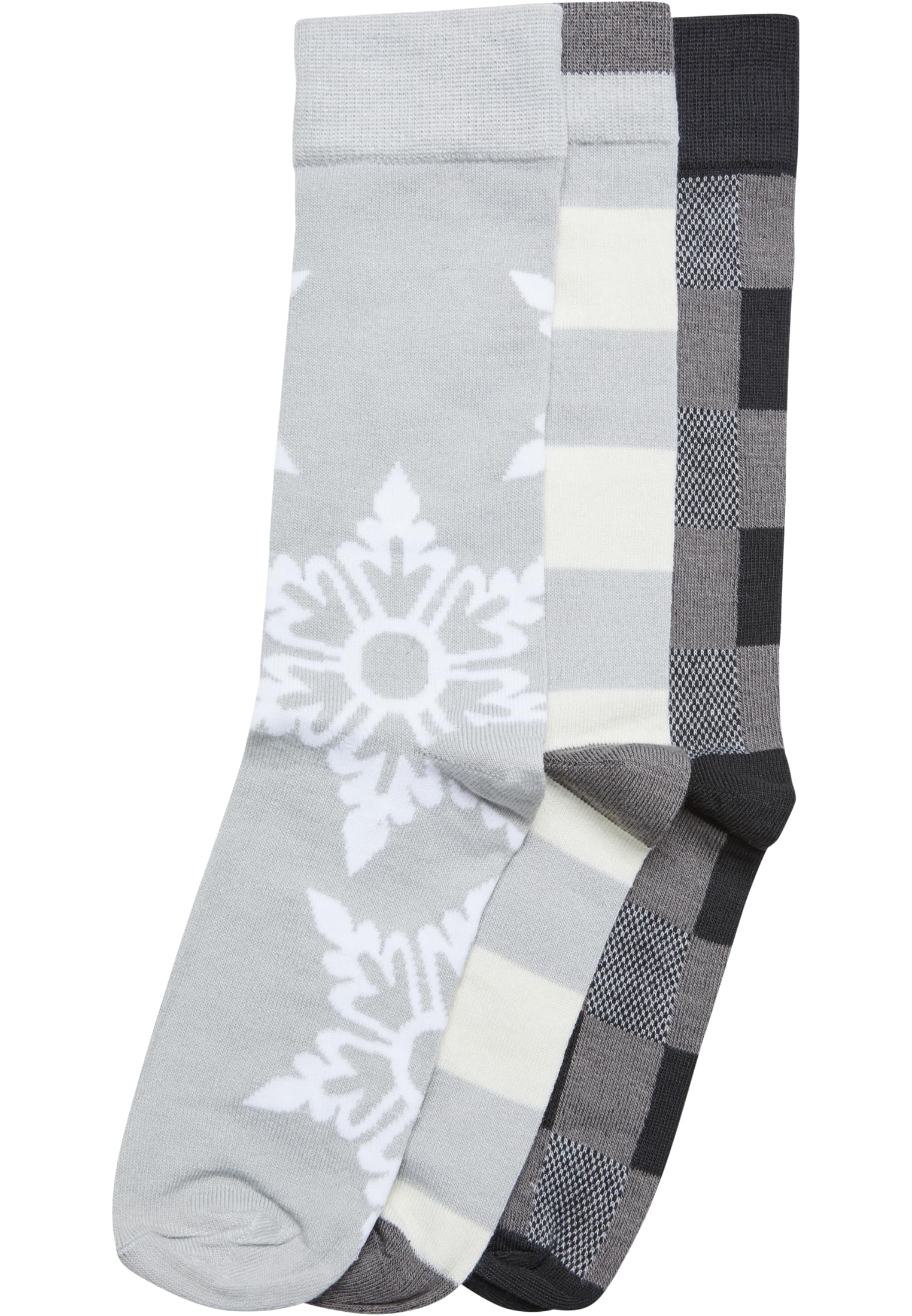 Christmas Snowflakes Socks 3-Pack | lightasphalt