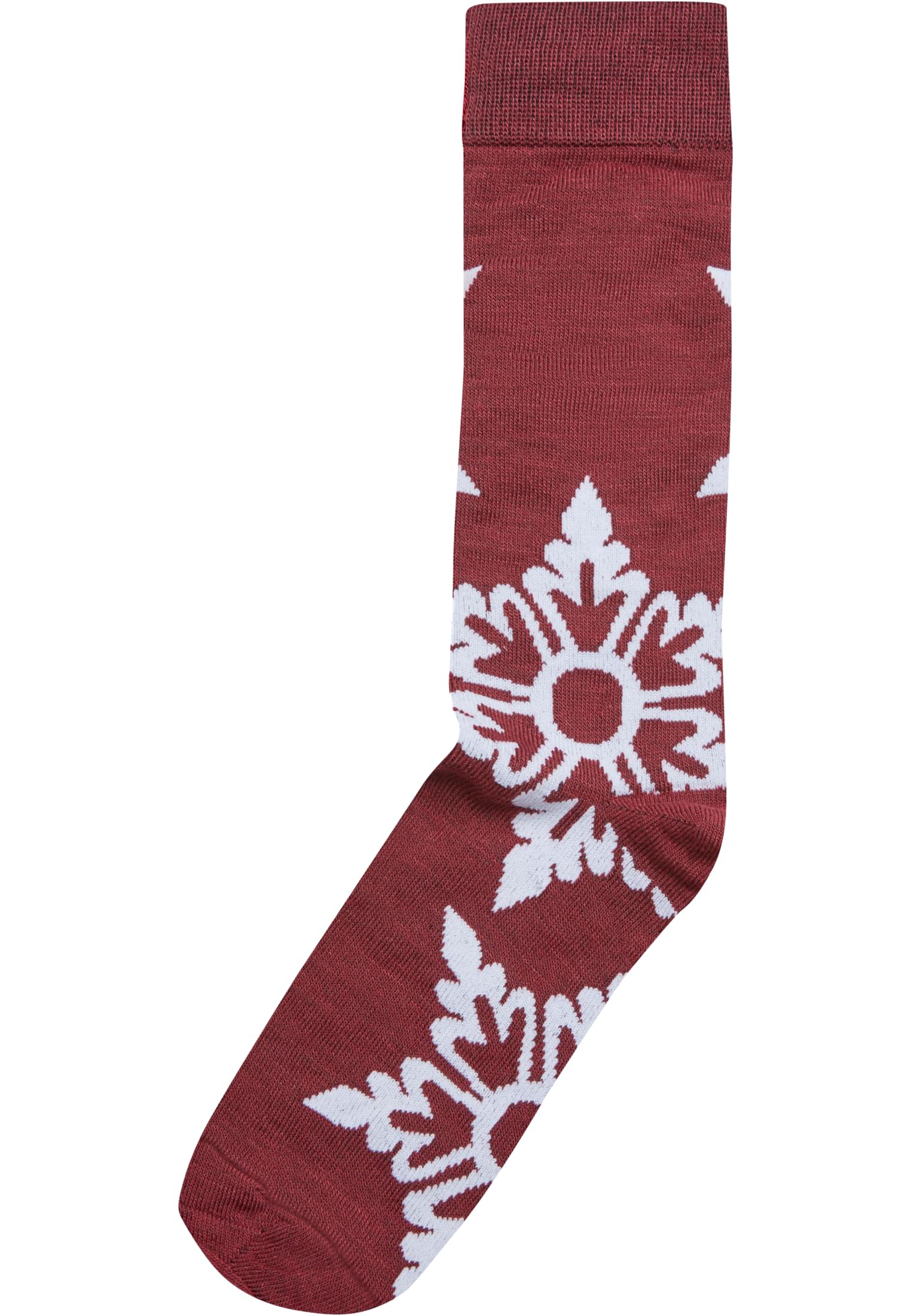 Christmas Snowflakes Socks 3-Pack | burgundy