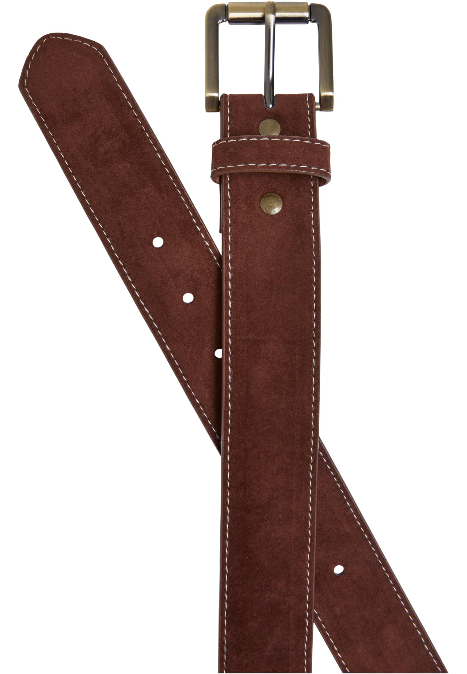 Synthetic Leather Layering Belt | brown