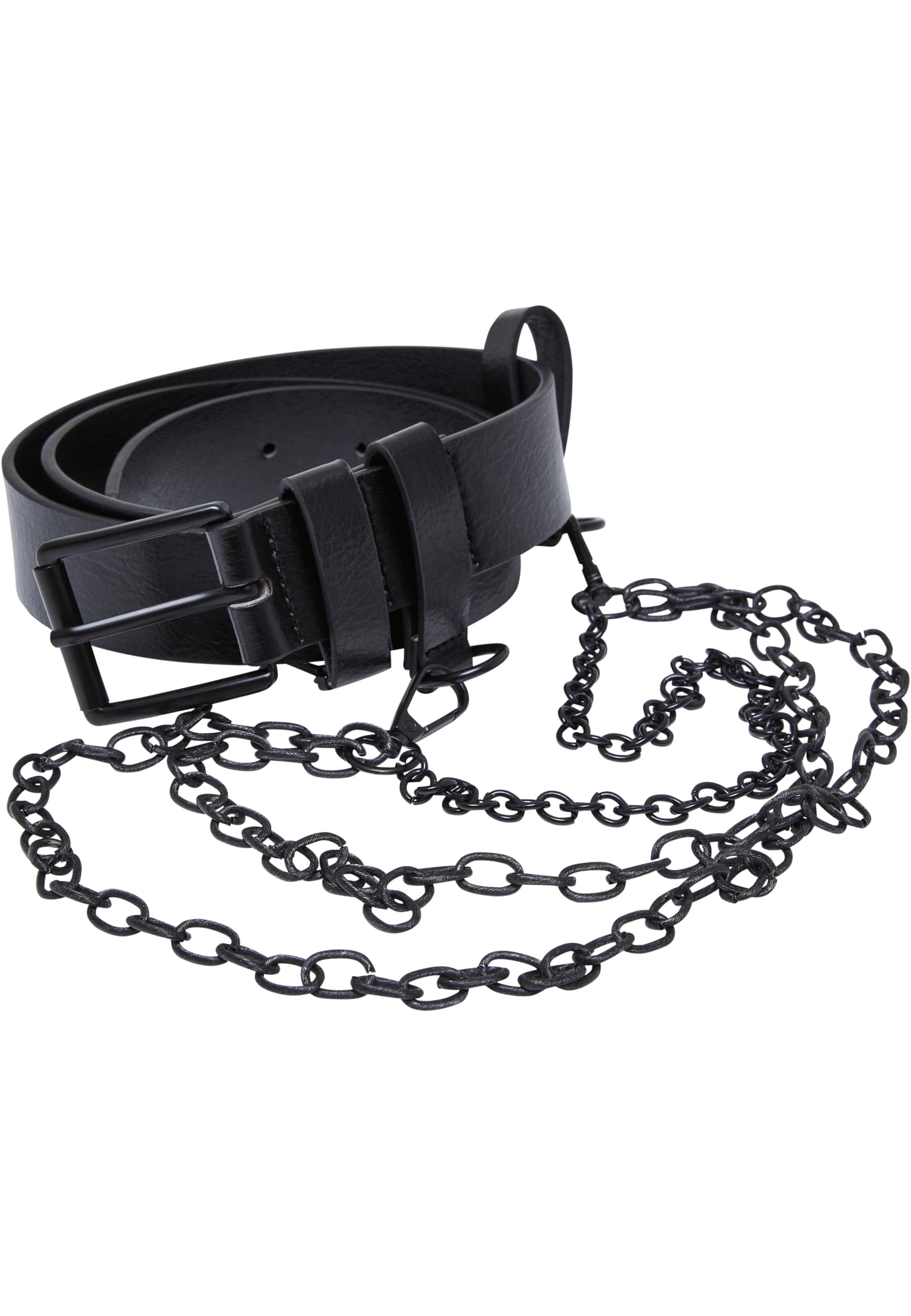 Belt with Chain | black