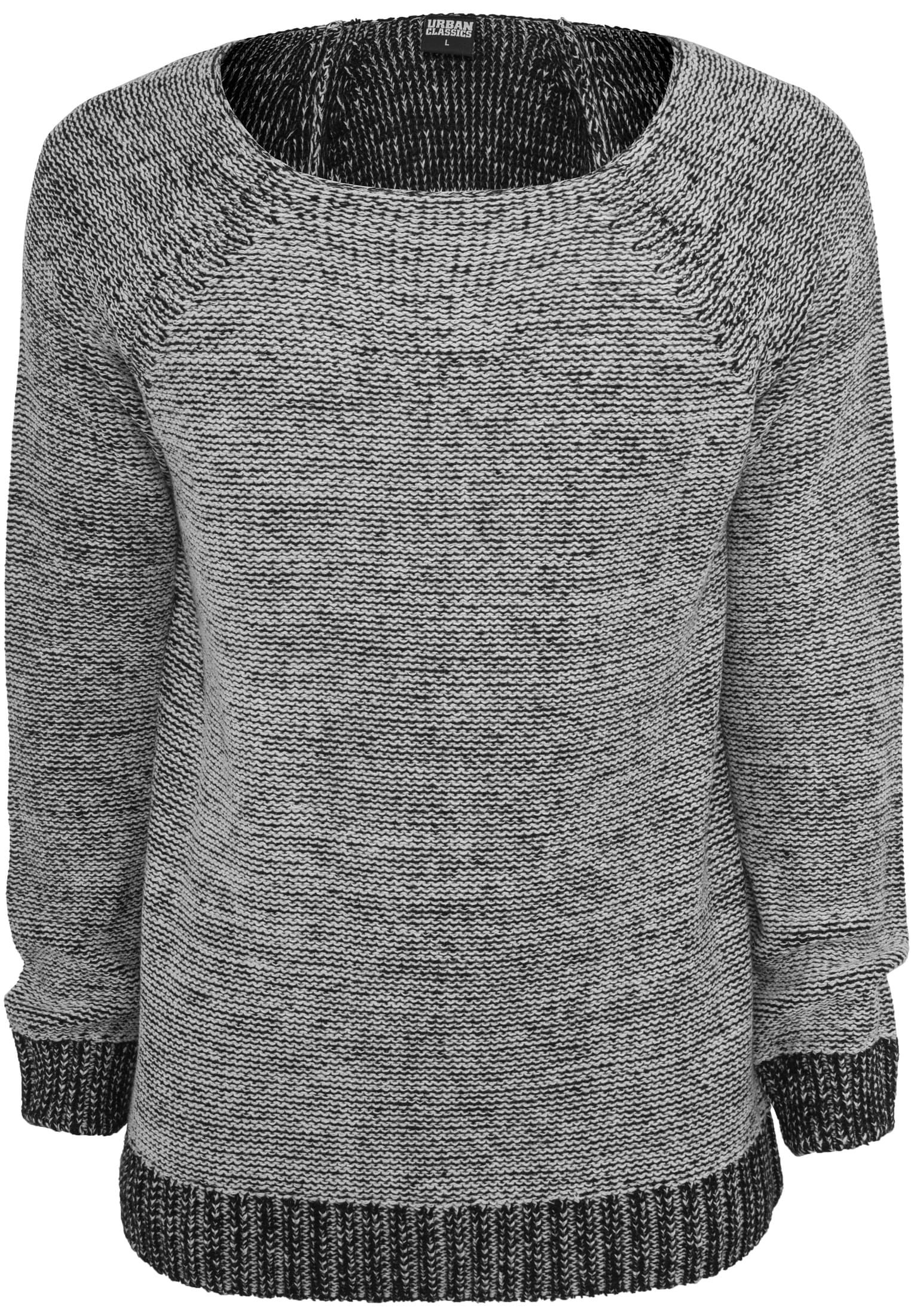 Wide Neck Sweater | grey