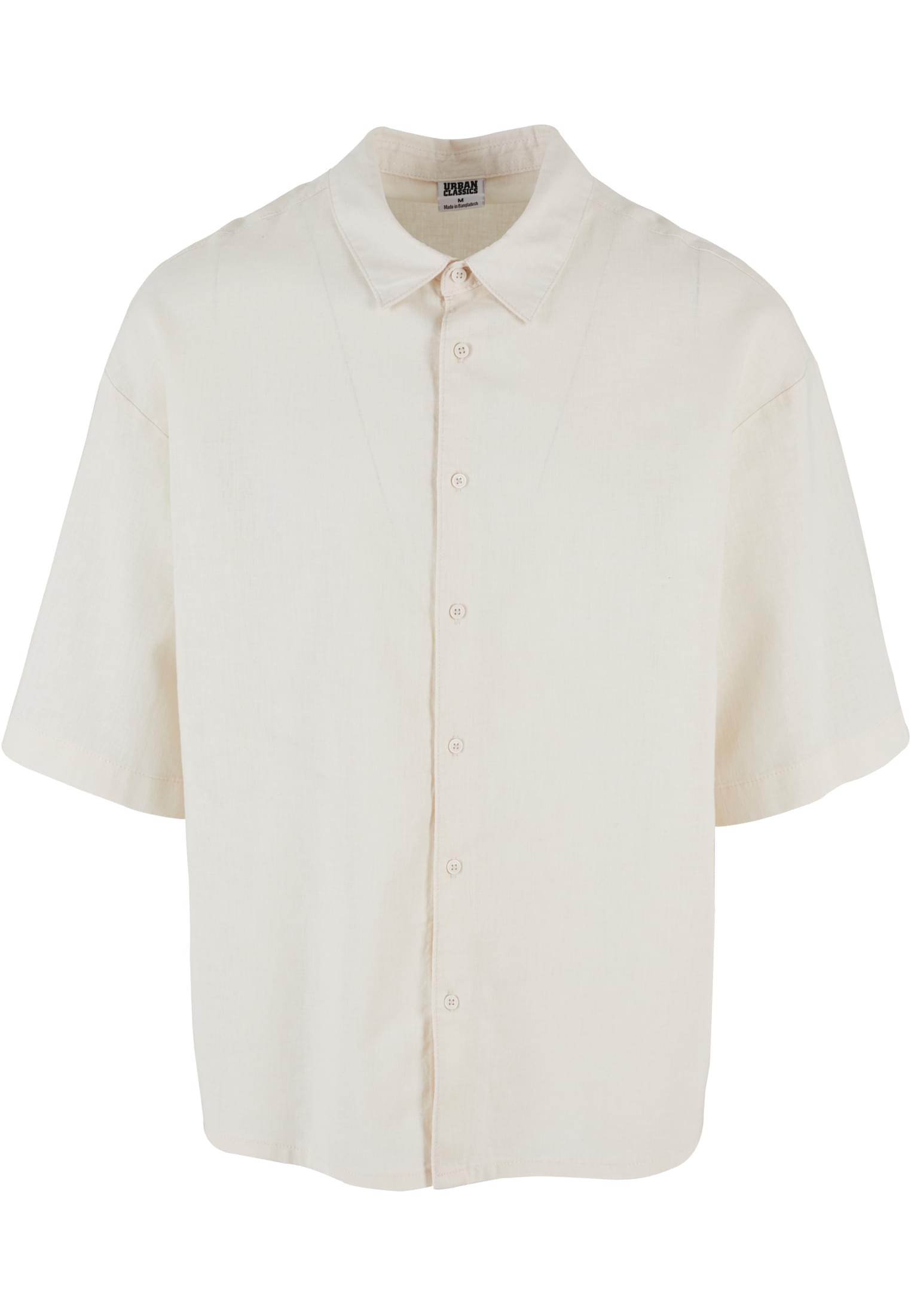 Boxy Cotton Linen Shirt | whitesand