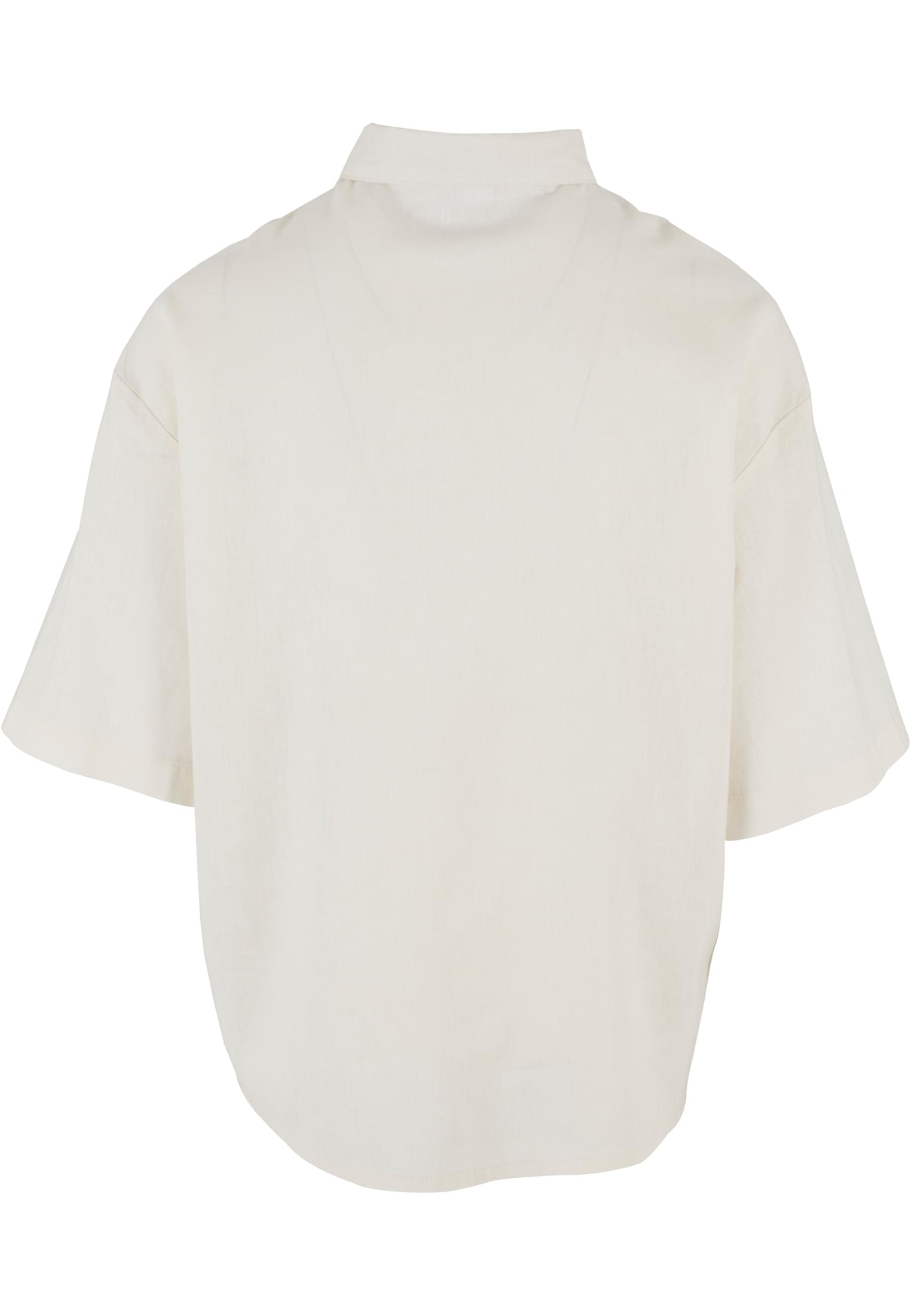 Boxy Cotton Linen Shirt | whitesand