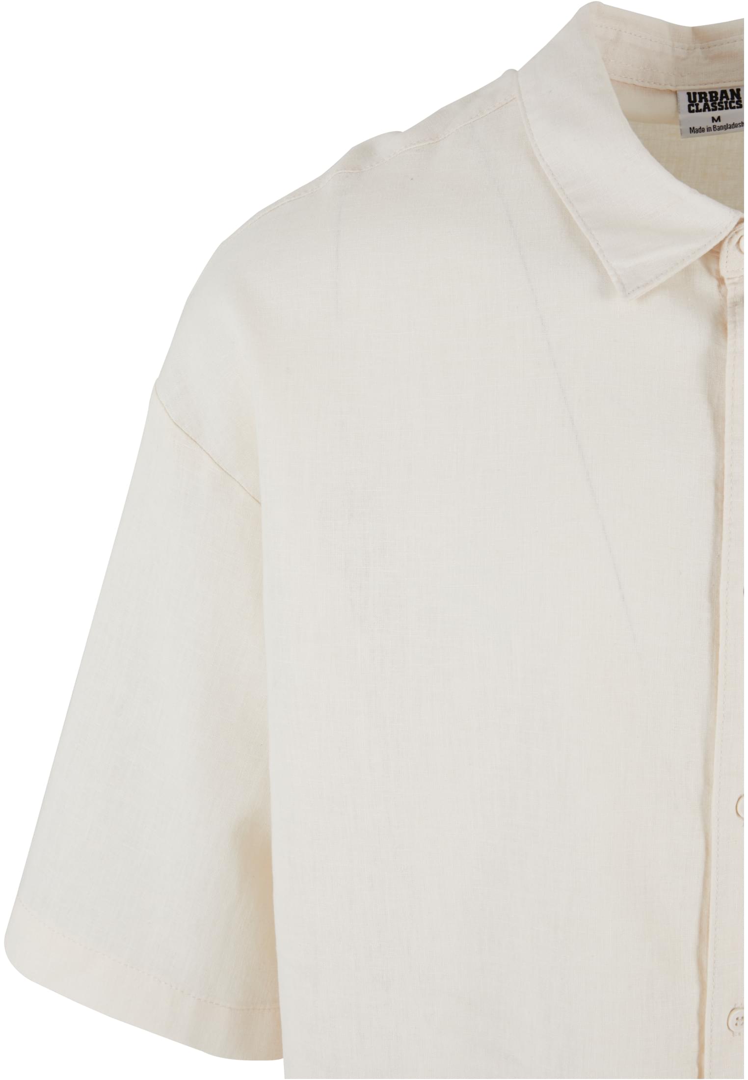 Boxy Cotton Linen Shirt | whitesand